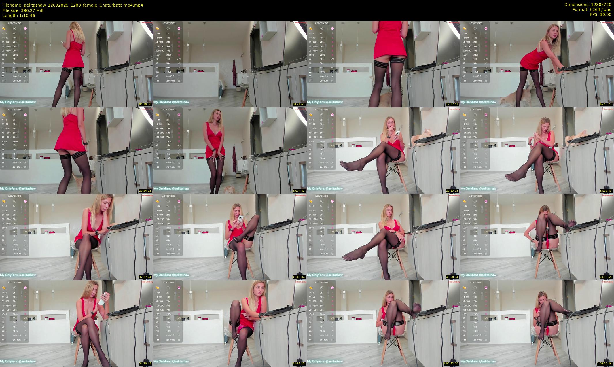 aelitashaw — 71 minute Chaturbate female cam show recording, 720p, Sep 12, 2025