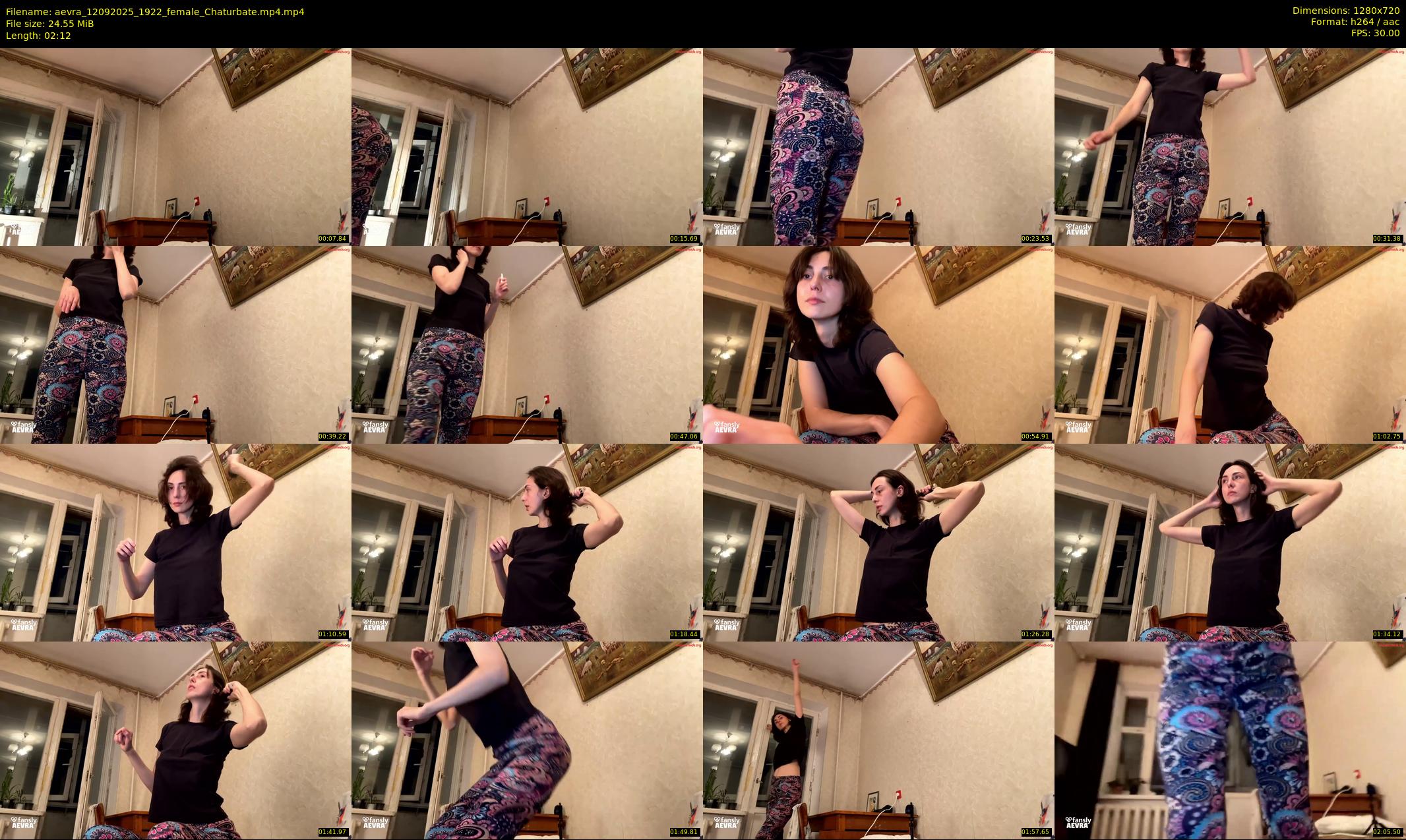 aevra — 3 minute Chaturbate female cam show recording, 720p, Sep 12, 2025