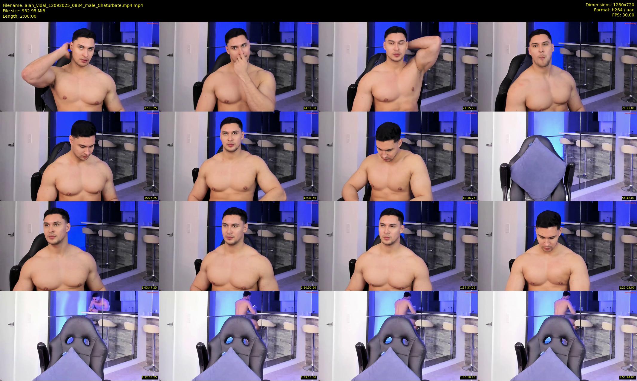 alan_vidal — 120 minute Chaturbate male cam show recording, 720p, Sep 12, 2025