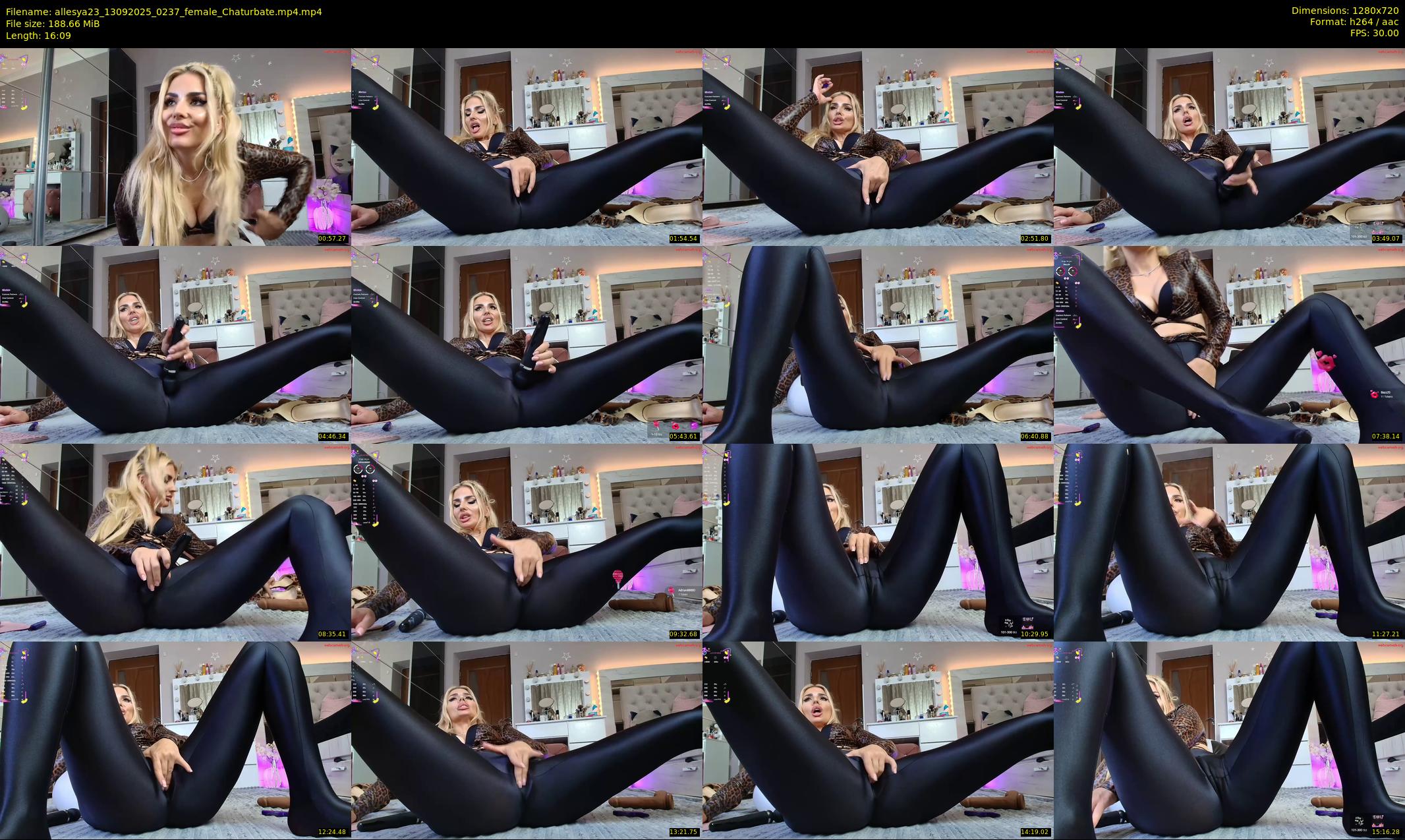 allesya23 — 17 minute Chaturbate female cam show recording, 720p, Sep 13, 2025