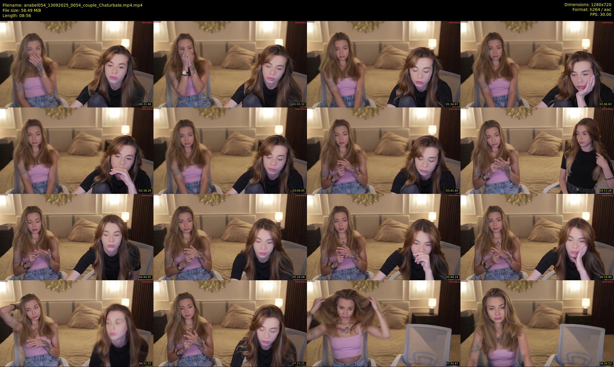 anabel054 — 9 minute Chaturbate female cam show recording, 720p, Sep 13, 2025