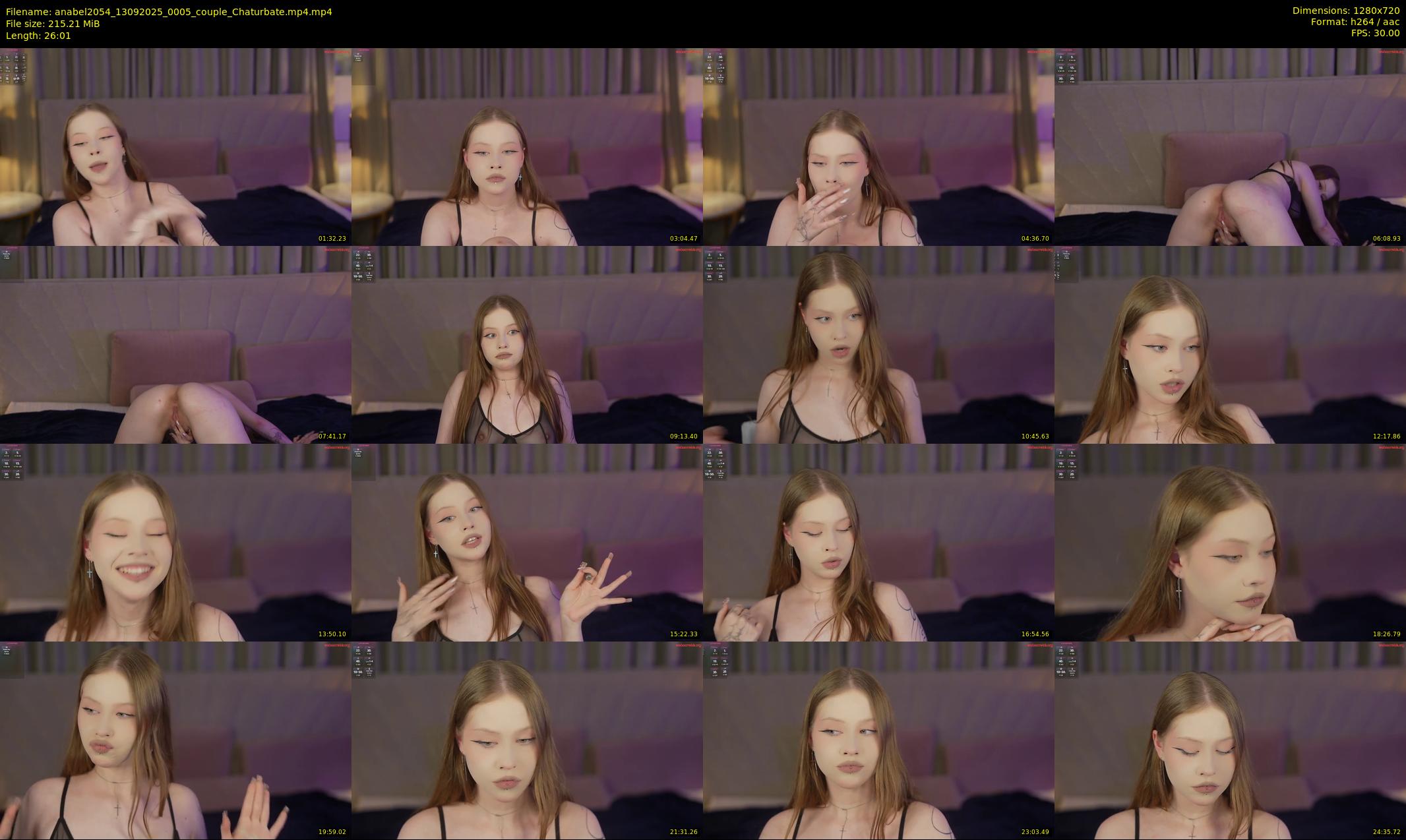 anabel2054 — 27 minute Chaturbate female cam show recording, 720p, Sep 13, 2025