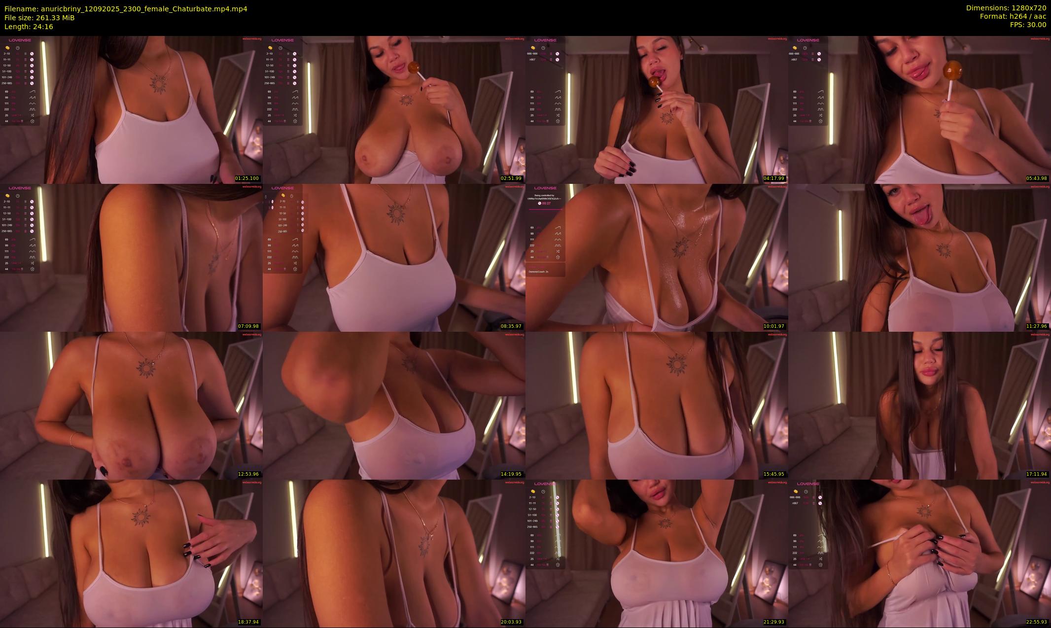 anuricbriny — 25 minute Chaturbate female cam show recording, 720p, Sep 12, 2025