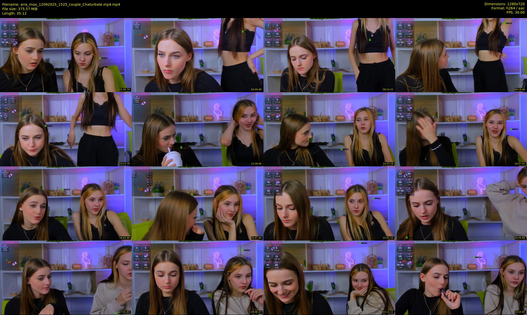 aria_moo — 36 minute Chaturbate couple cam show recording, 720p, Sep 12, 2025