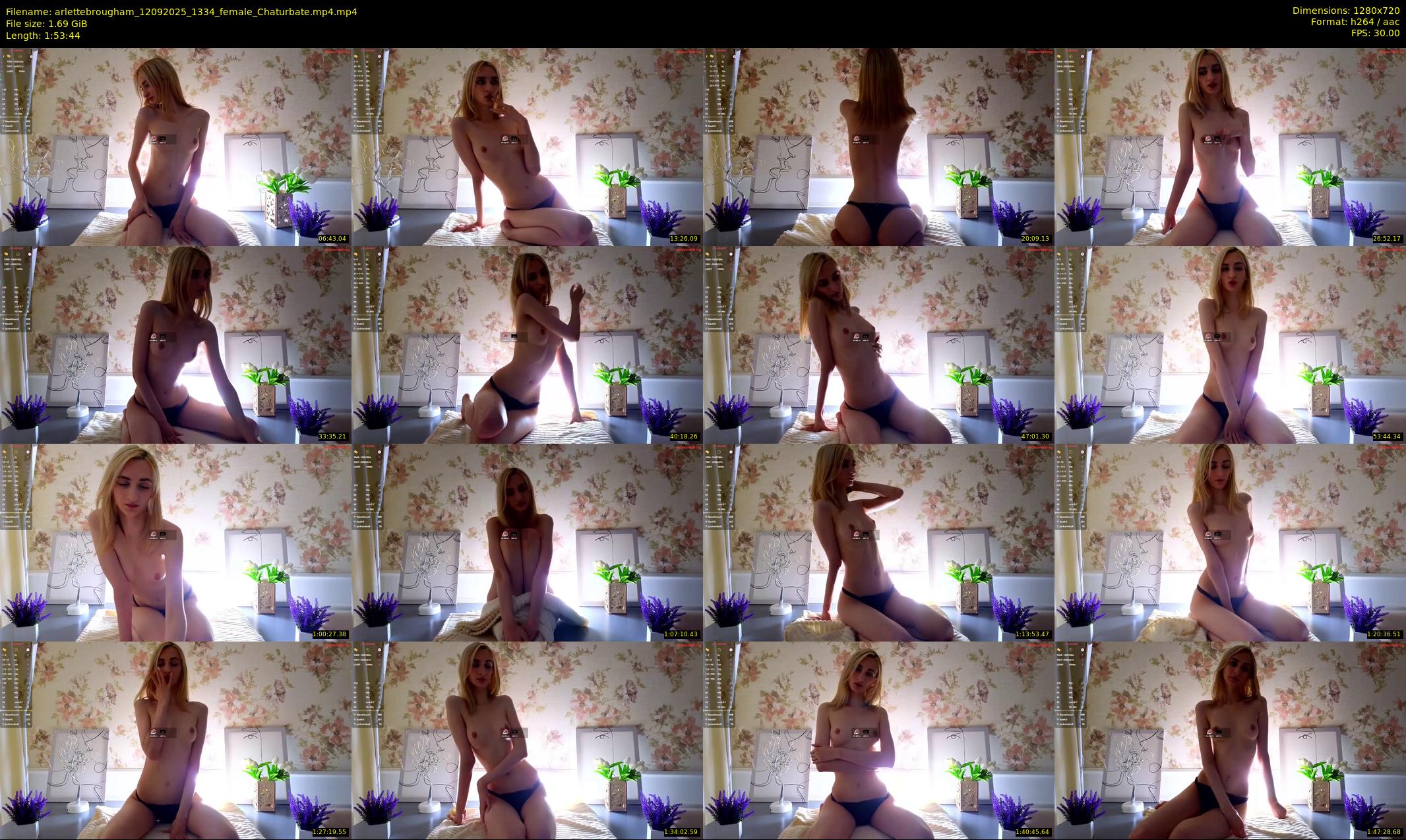 arlettebrougham — 114 minute Chaturbate female cam show recording, 720p, Sep 12, 2025