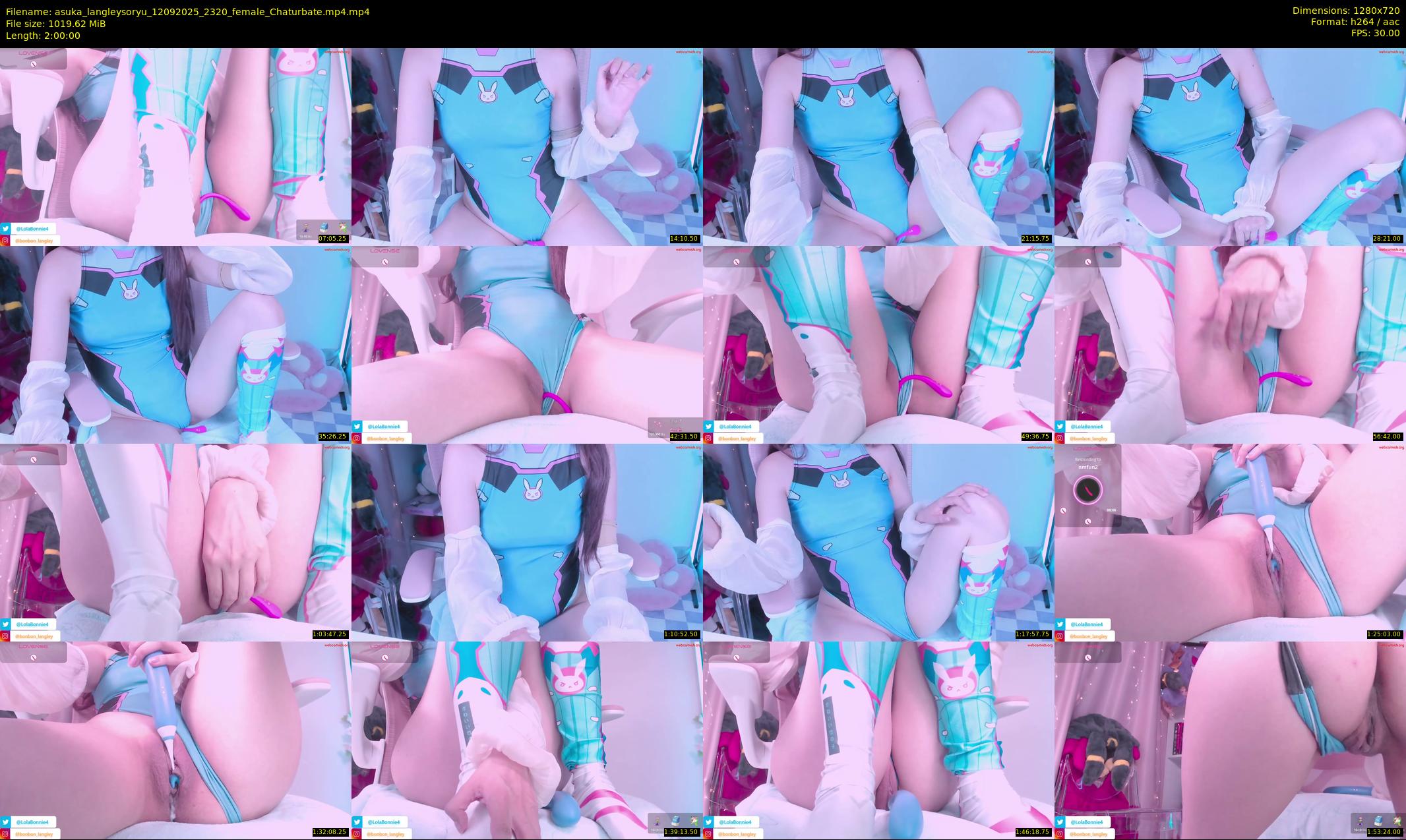 asuka_langleysoryu — 120 minute Chaturbate female cam show recording, 720p, Sep 12, 2025
