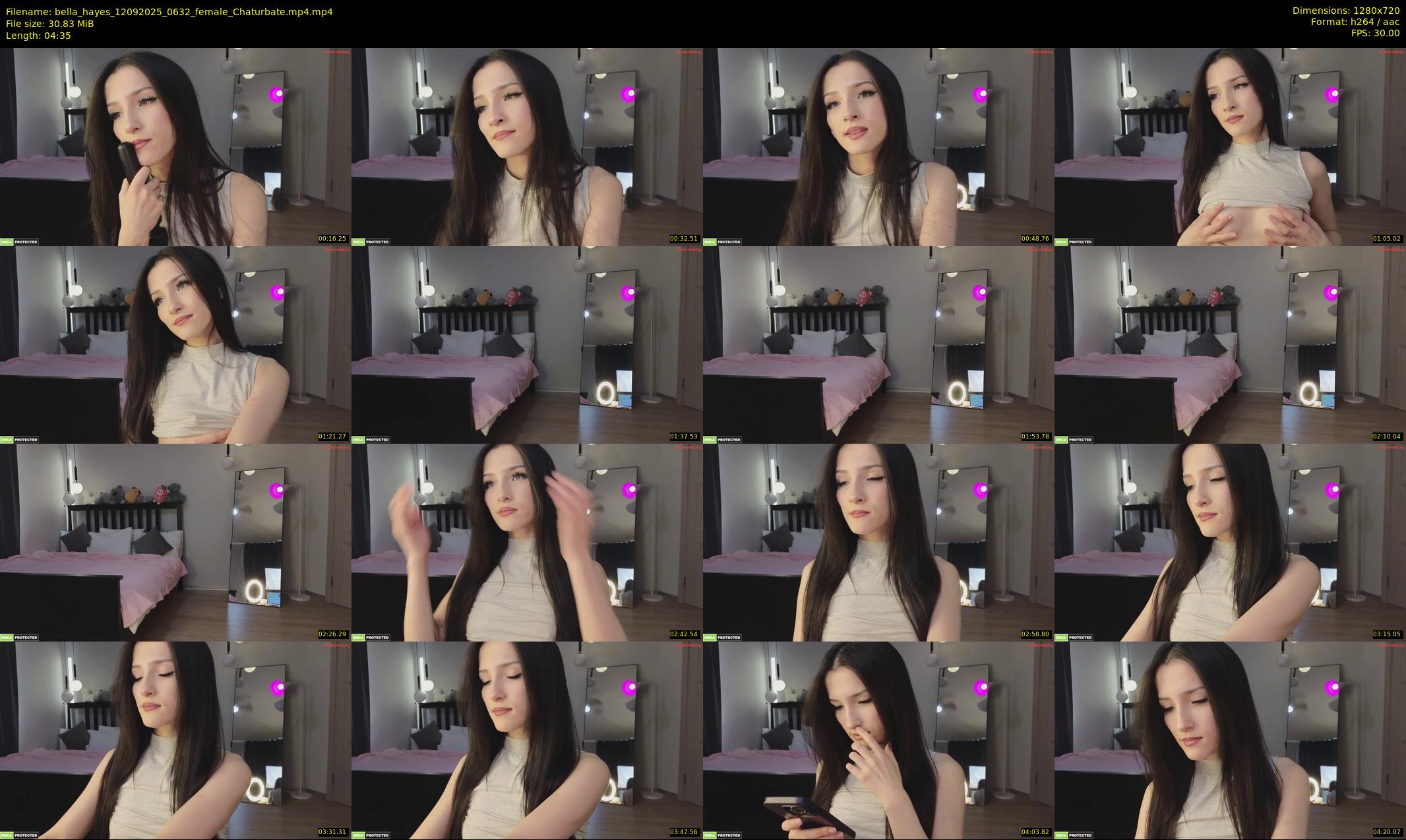 bella_hayes — 5 minute Chaturbate female cam show recording, 720p, Sep 12, 2025
