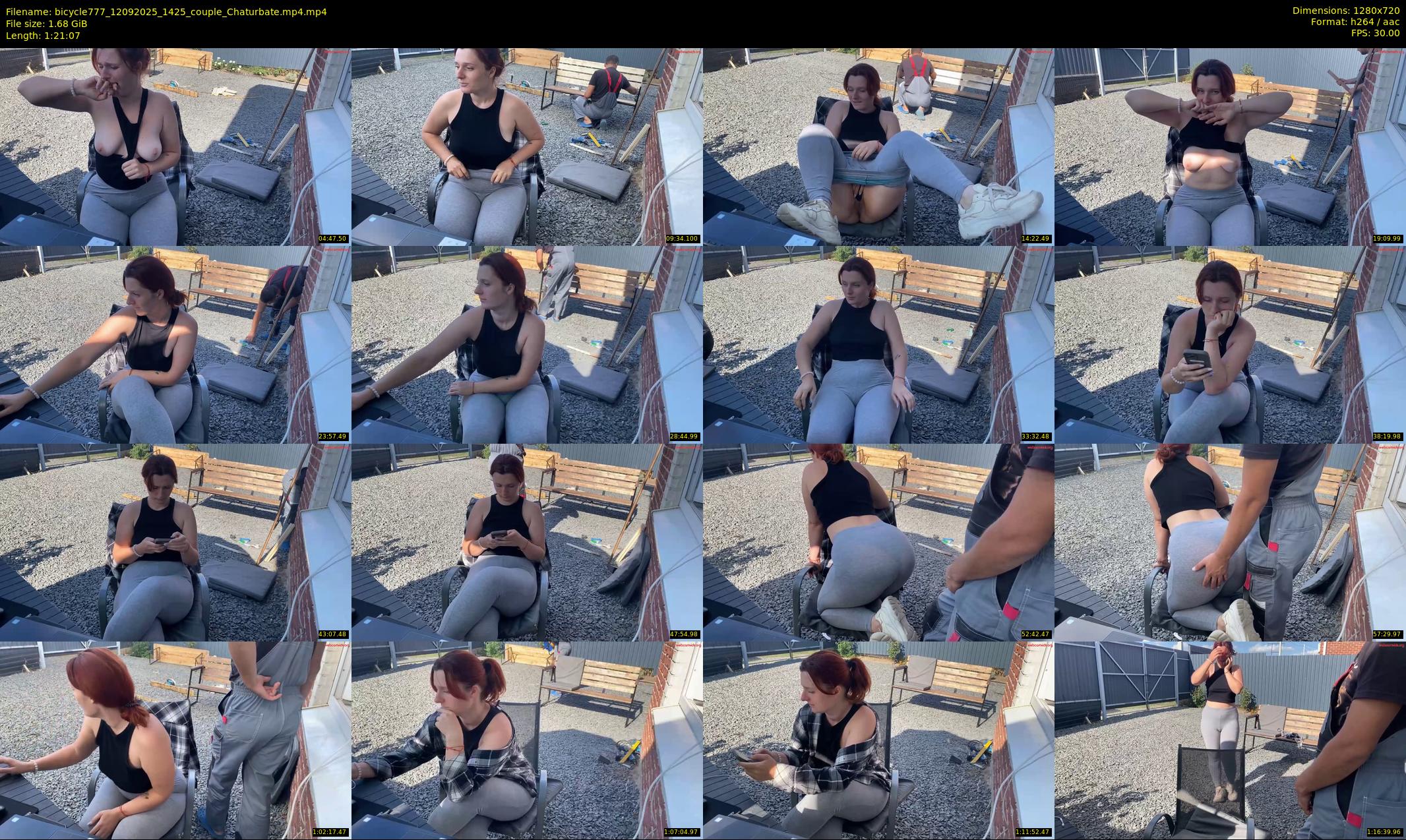 bicycle777 — 82 minute Chaturbate couple cam show recording, 720p, Sep 12, 2025
