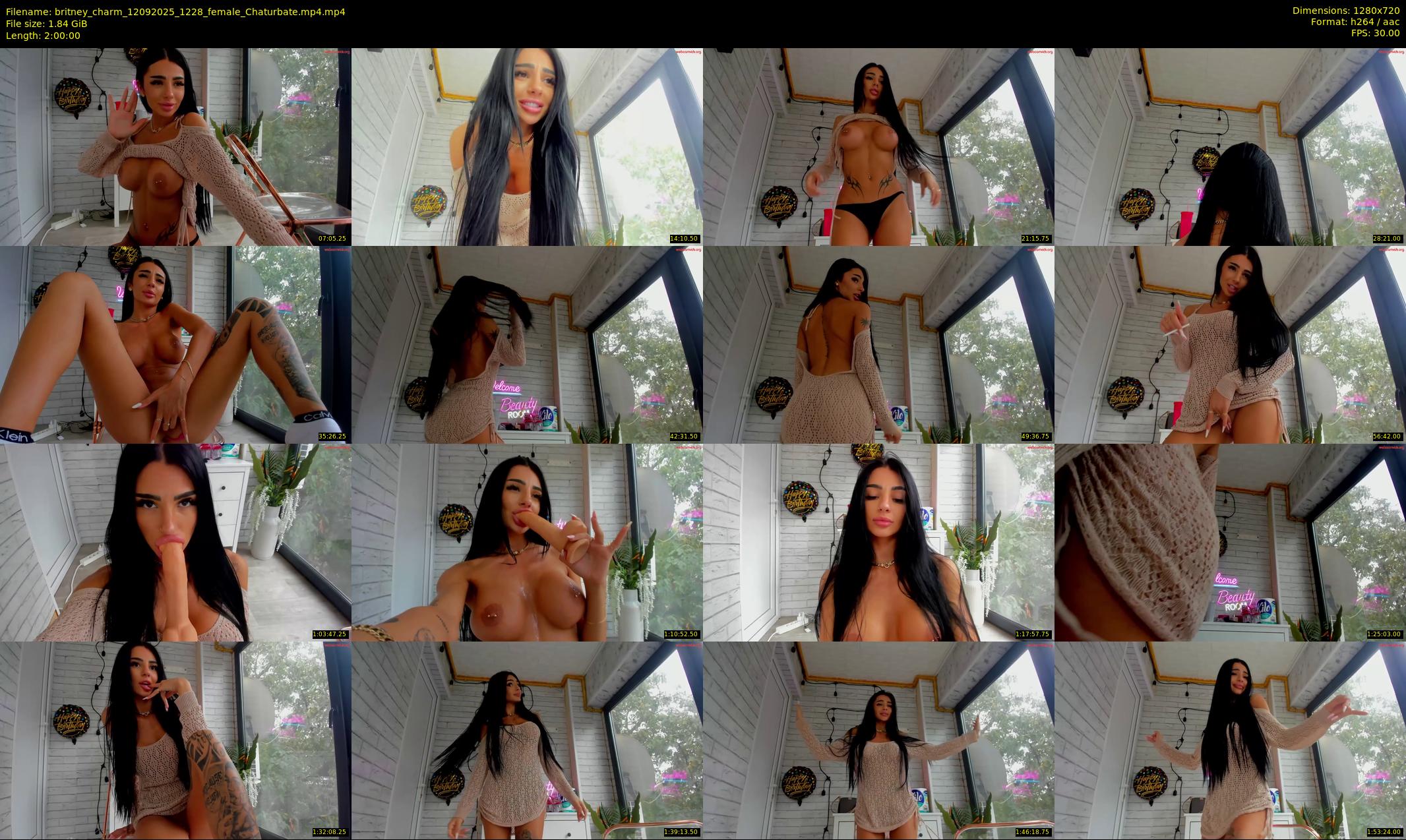britney_charm — 120 minute Chaturbate female cam show recording, 720p, Sep 12, 2025