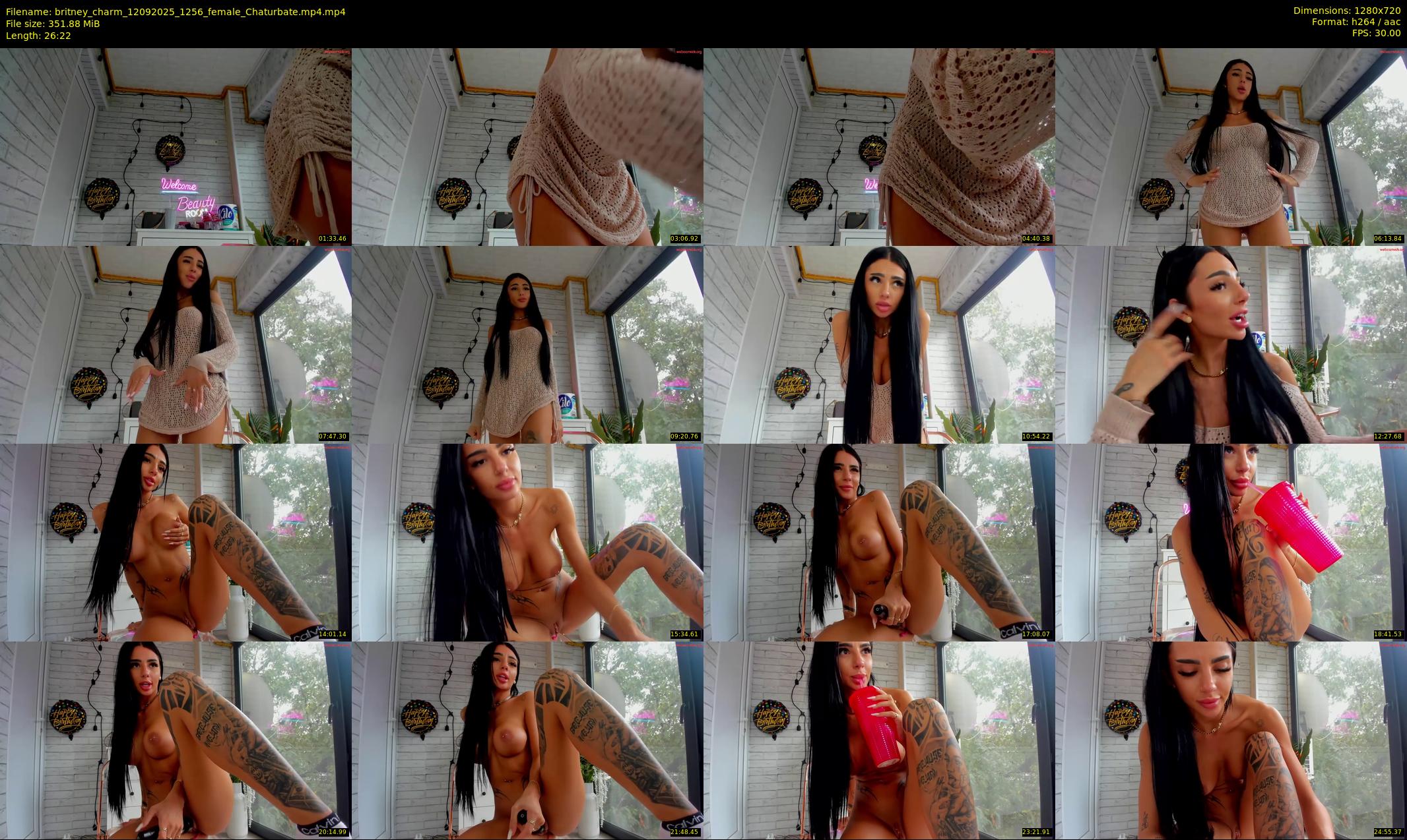 britney_charm — 27 minute Chaturbate female cam show recording, 720p, Sep 12, 2025