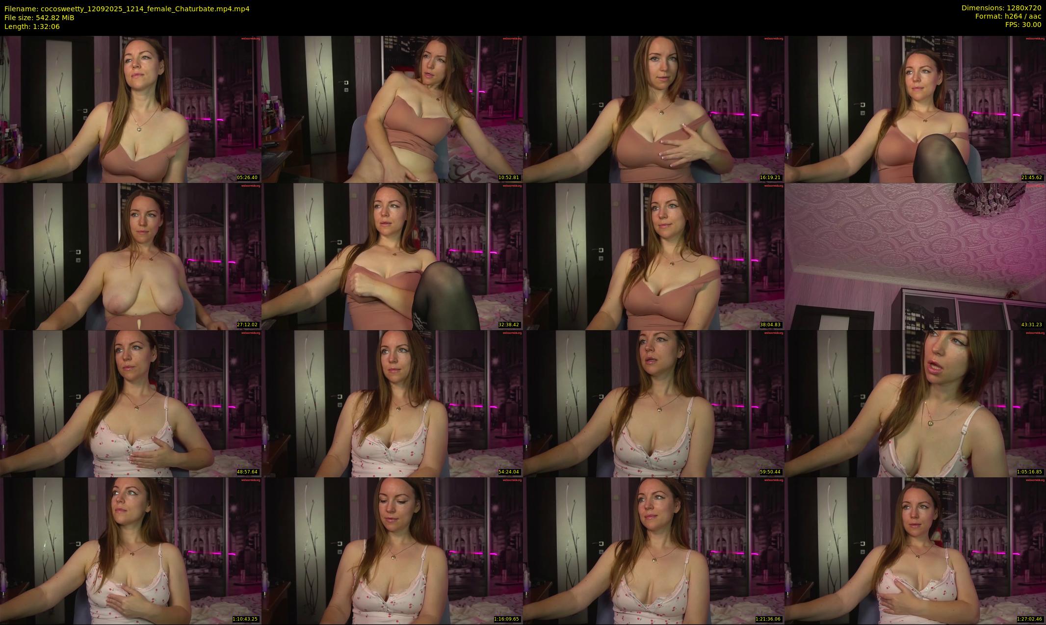 cocosweetty — 93 minute Chaturbate female cam show recording, 720p, Sep 12, 2025