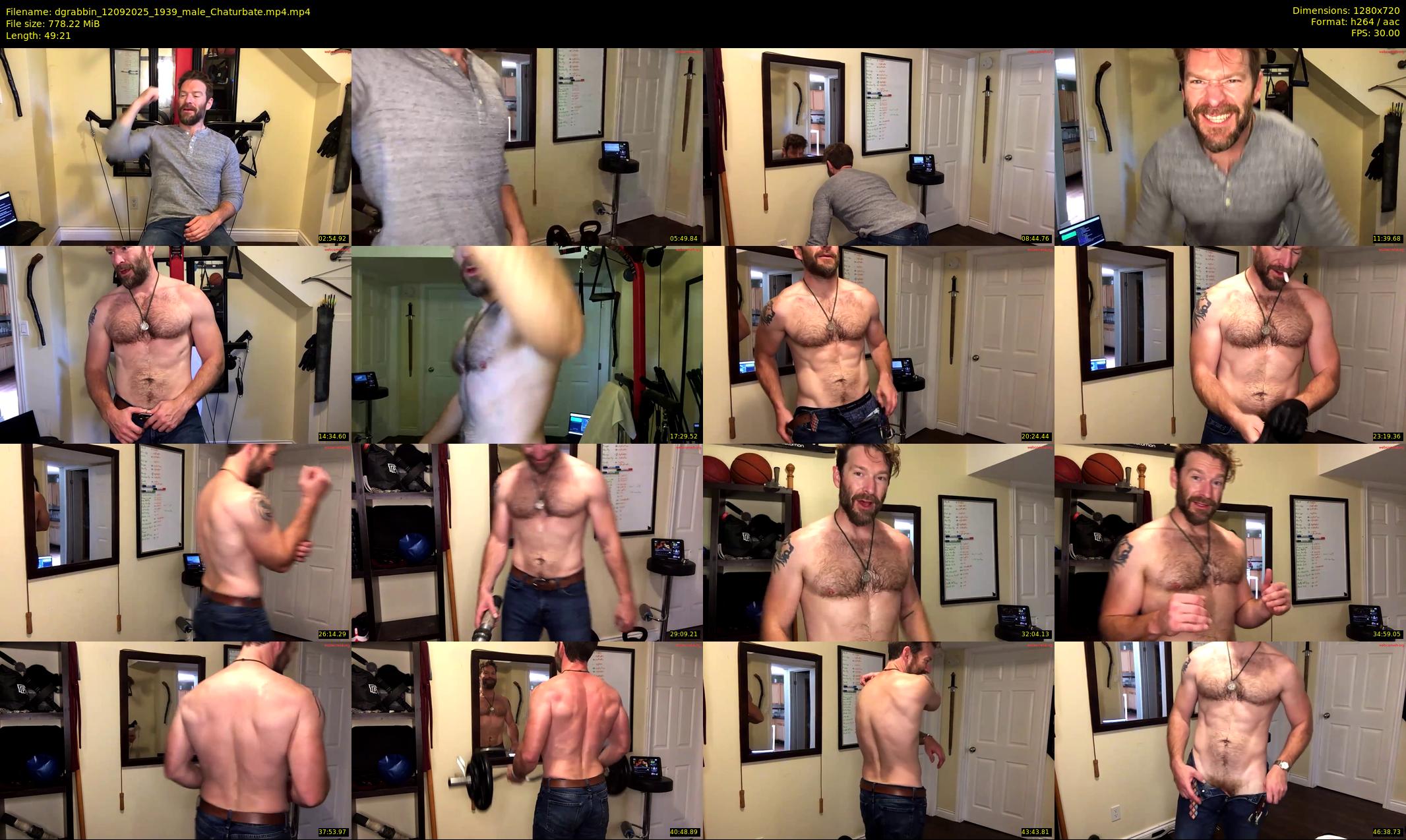 dgrabbin — 50 minute Chaturbate male cam show recording, 720p, Sep 12, 2025