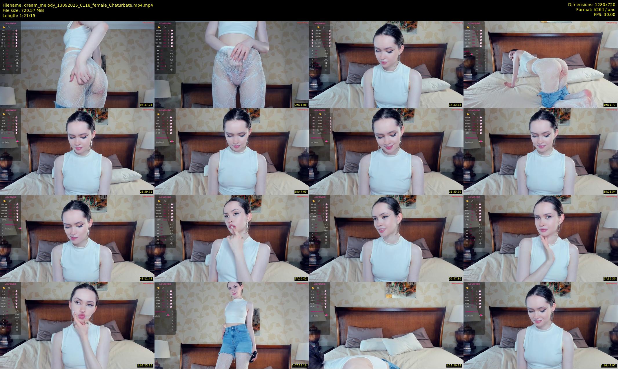 dream_melody — 82 minute Chaturbate female cam show recording, 720p, Sep 13, 2025