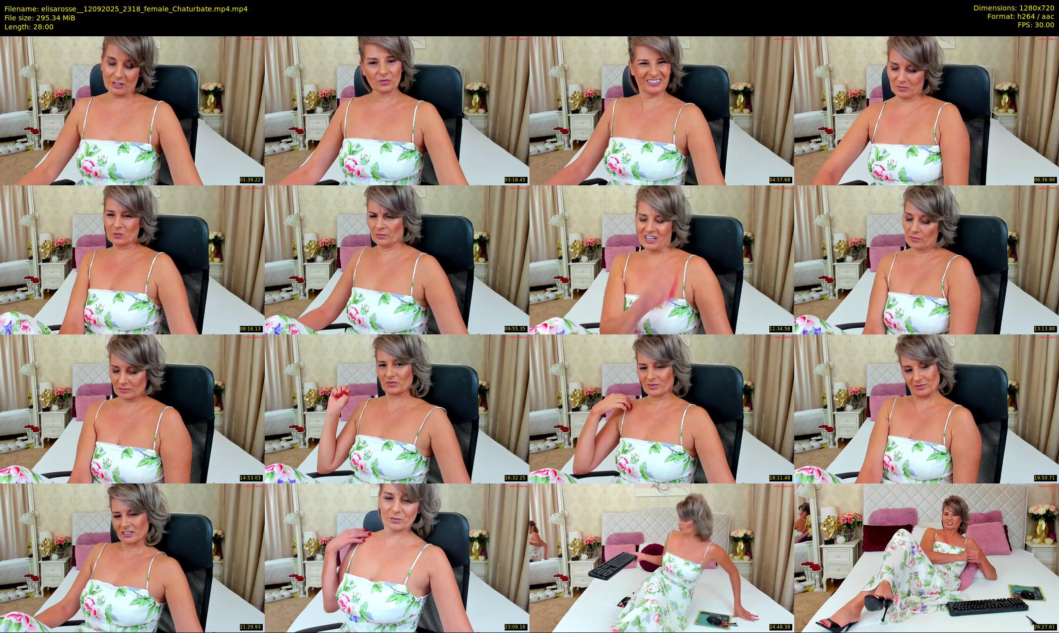 elisarosse_ — 28 minute Chaturbate female cam show recording, 720p, Sep 12, 2025