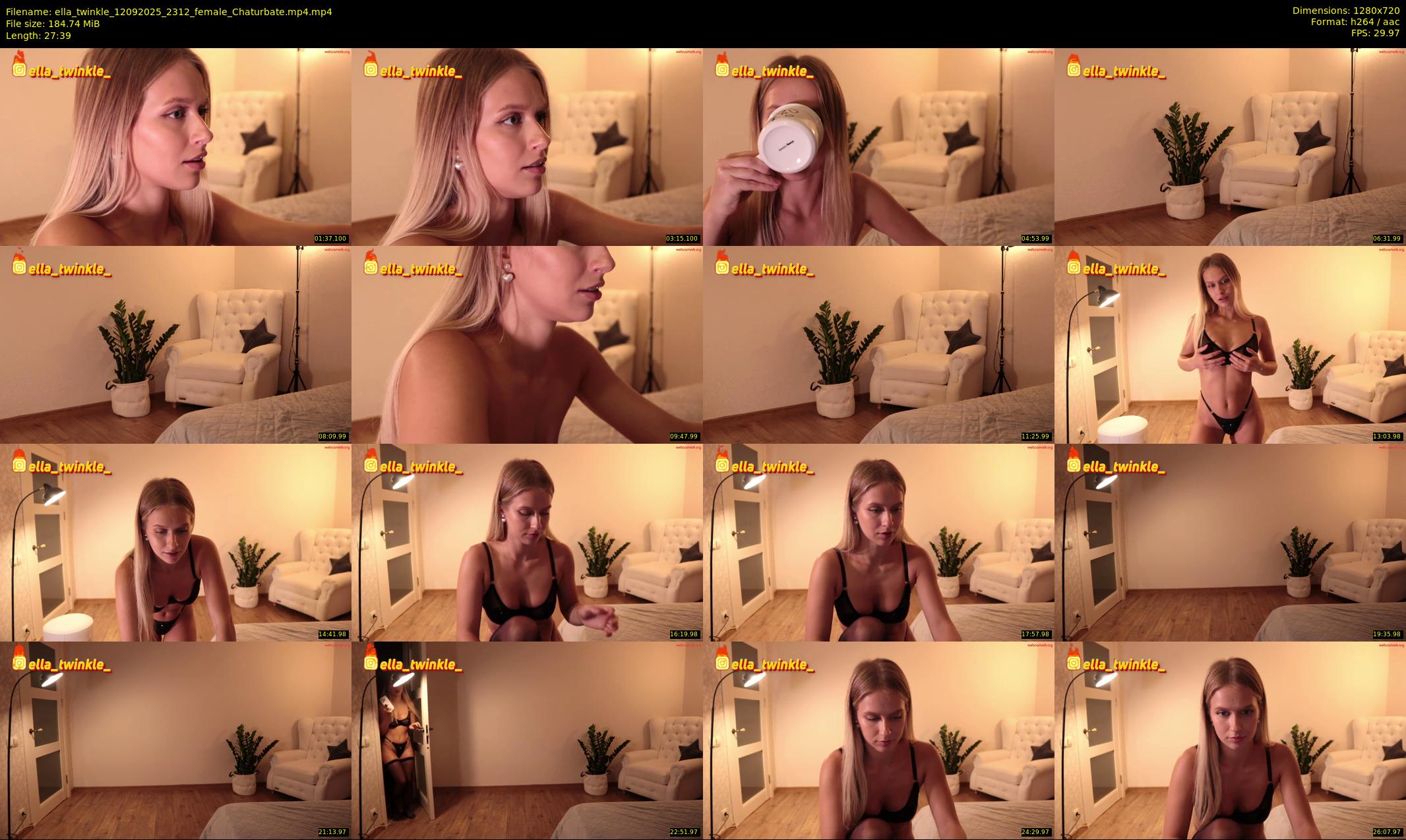 ella_twinkle — 28 minute Chaturbate female cam show recording, 720p, Sep 12, 2025