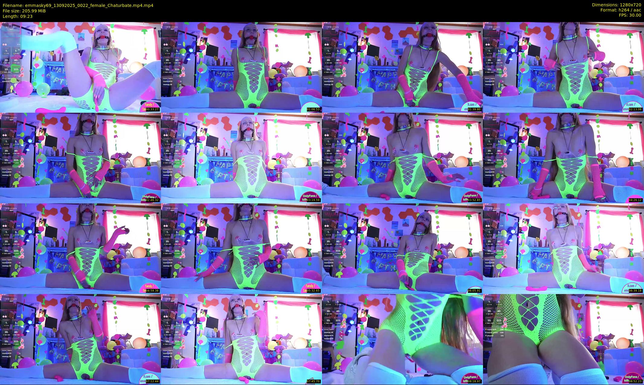 emmasky69 — 10 minute Chaturbate female cam show recording, 720p, Sep 13, 2025
