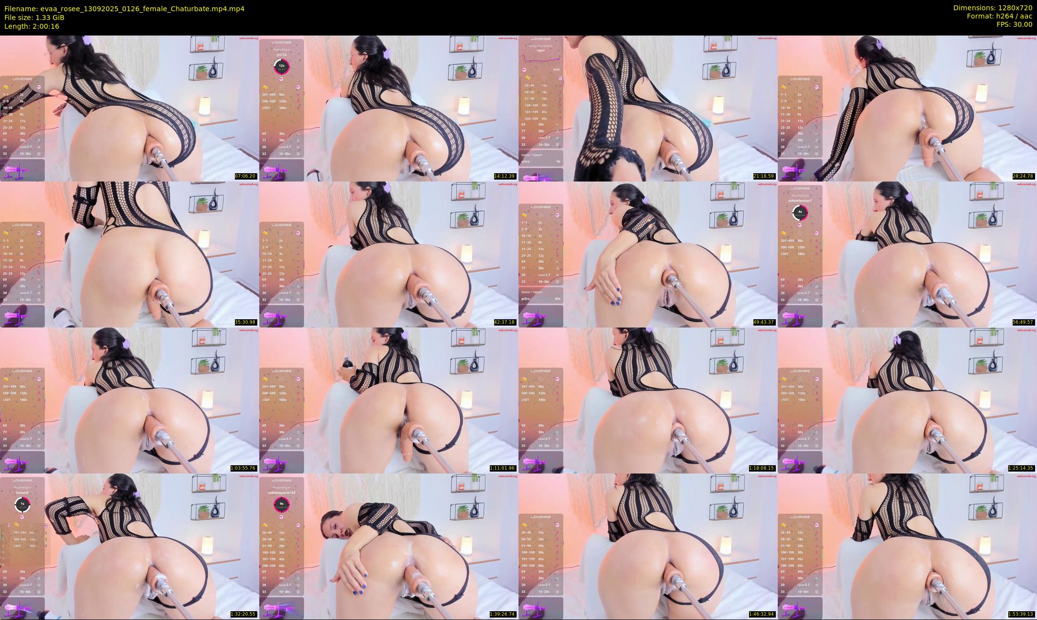 evaa_rosee — 121 minute Chaturbate female cam show recording, 720p, Sep 13, 2025