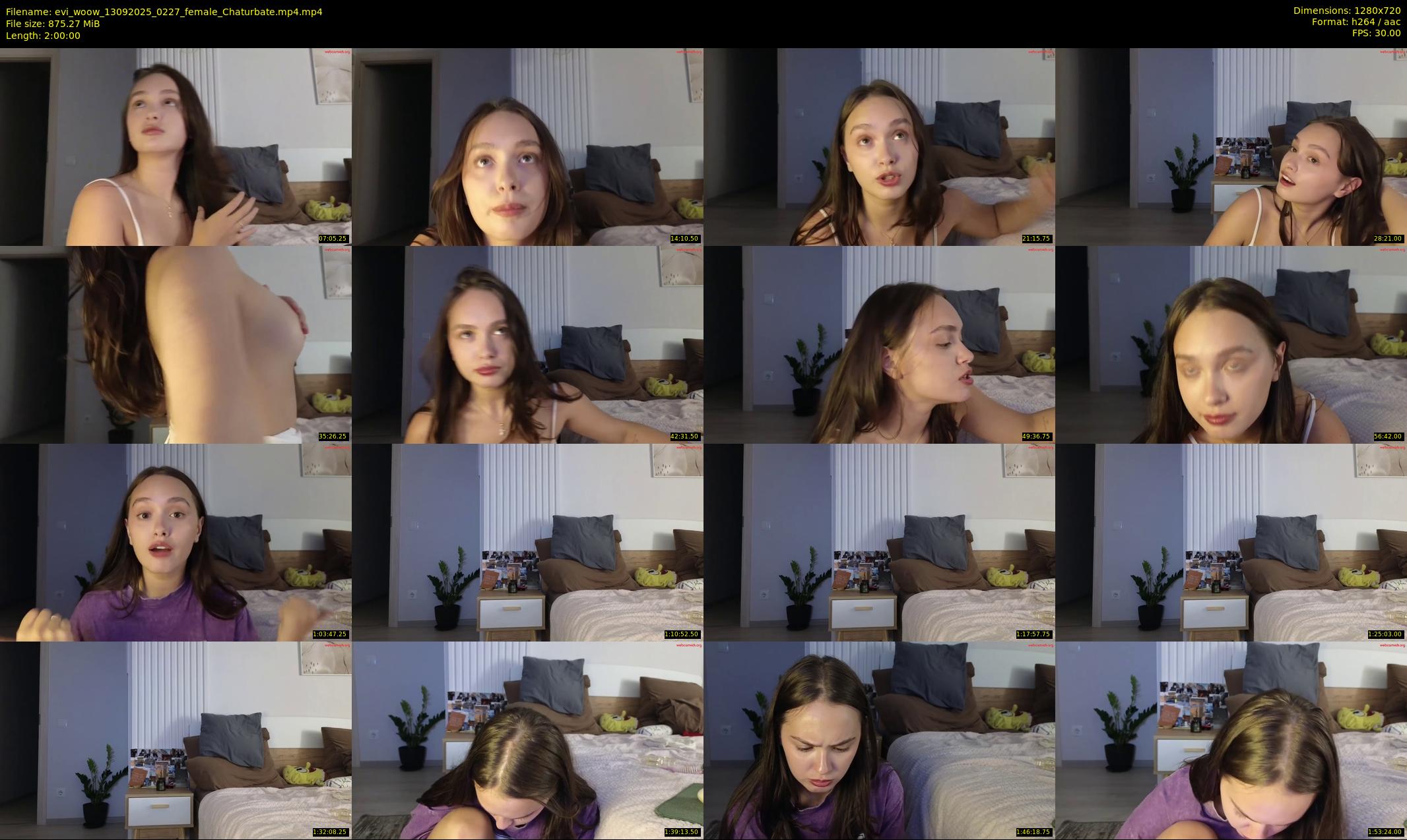 evi_woow — 120 minute Chaturbate female cam show recording, 720p, Sep 13, 2025