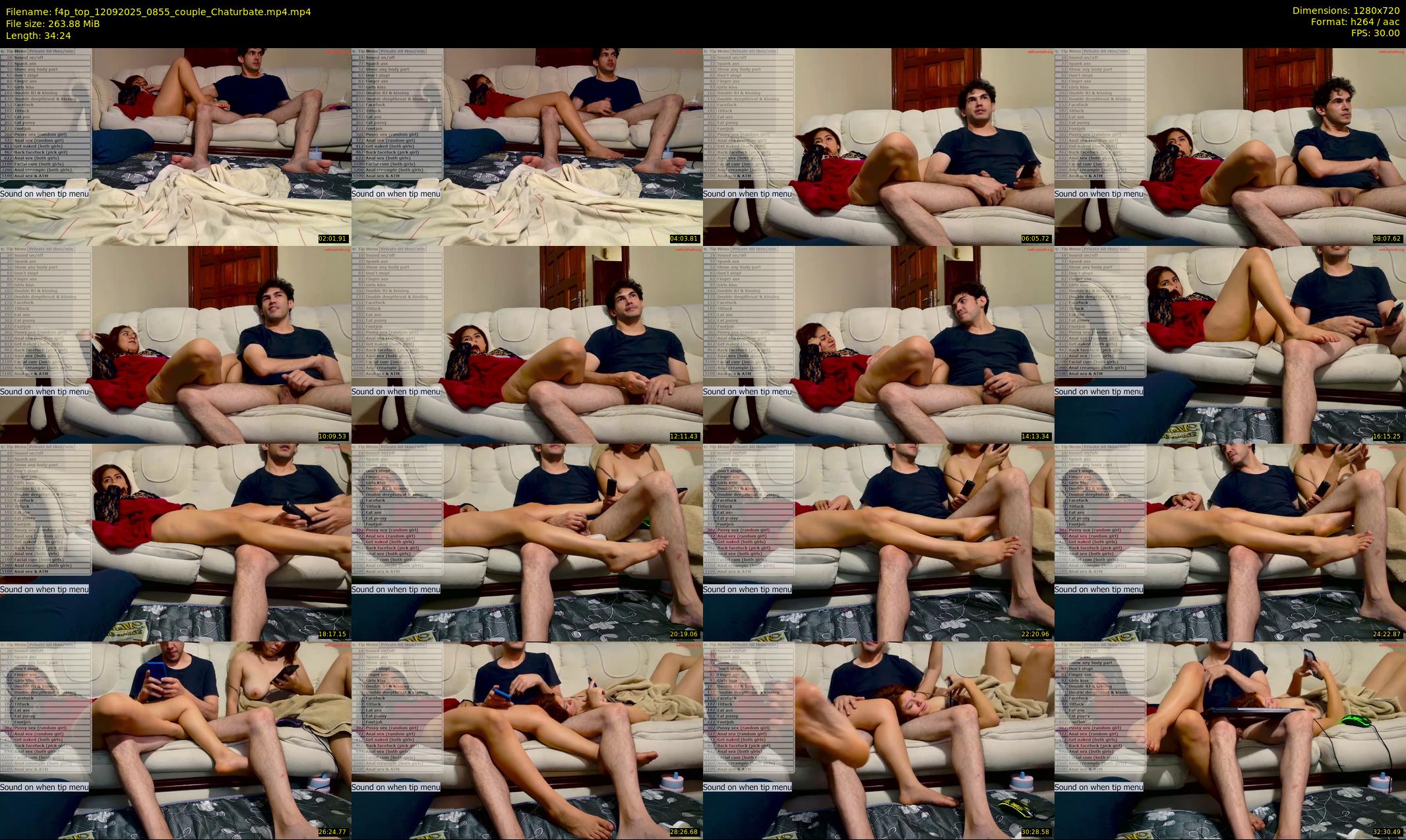 f4p_top — 35 minute Chaturbate couple cam show recording, 720p, Sep 12, 2025