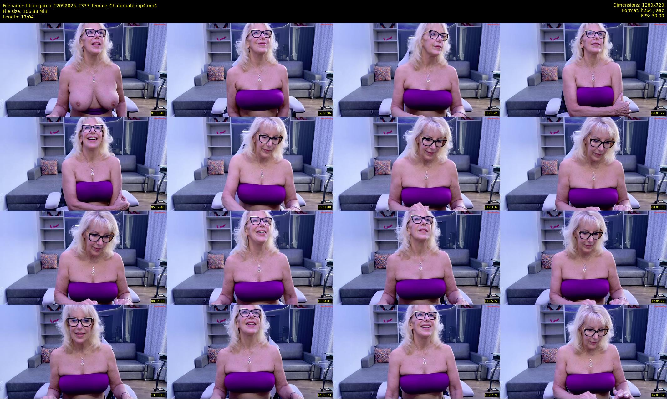 fitcougarcb — 18 minute Chaturbate female cam show recording, 720p, Sep 12, 2025