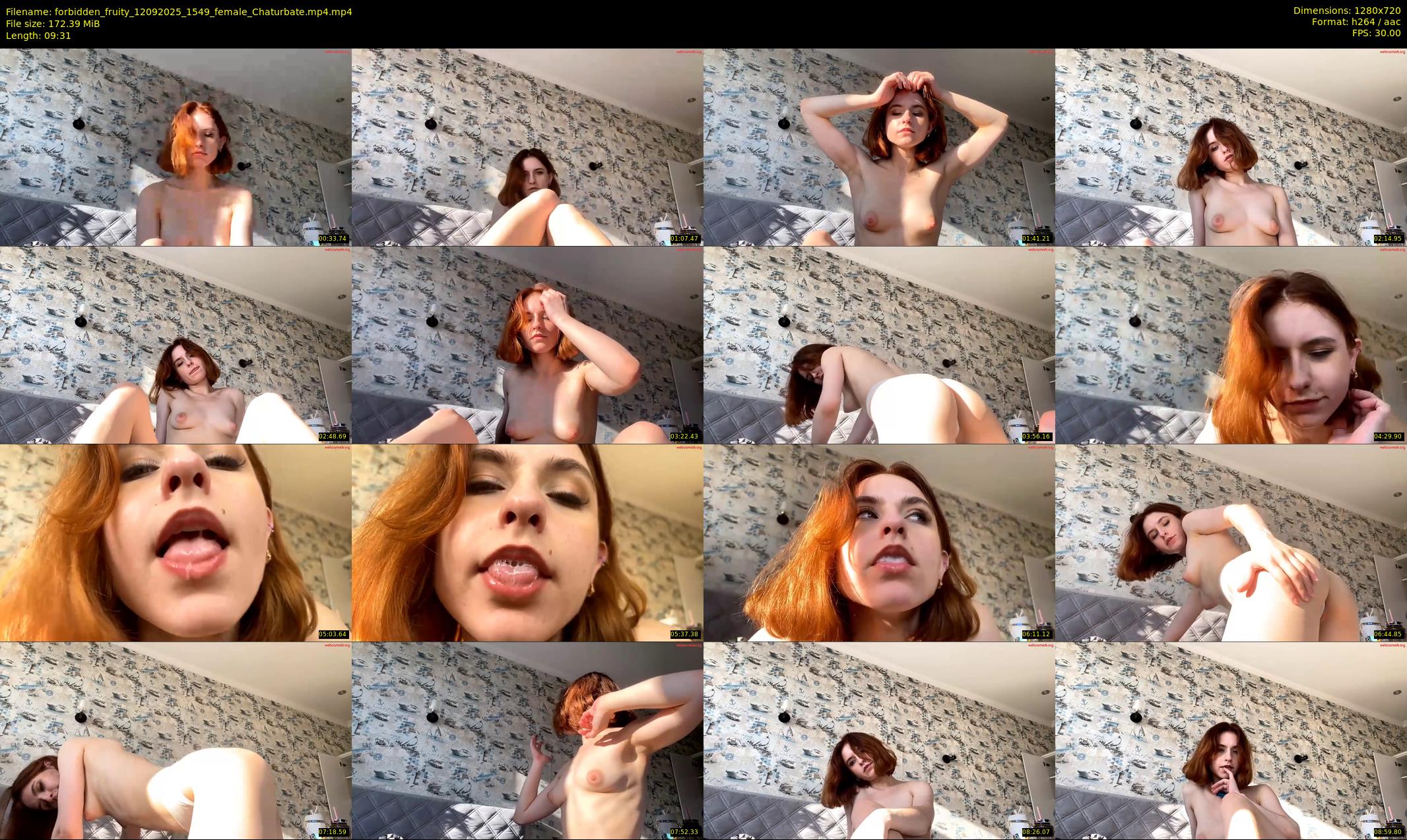 forbidden_fruity — 10 minute Chaturbate female cam show recording, 720p, Sep 12, 2025