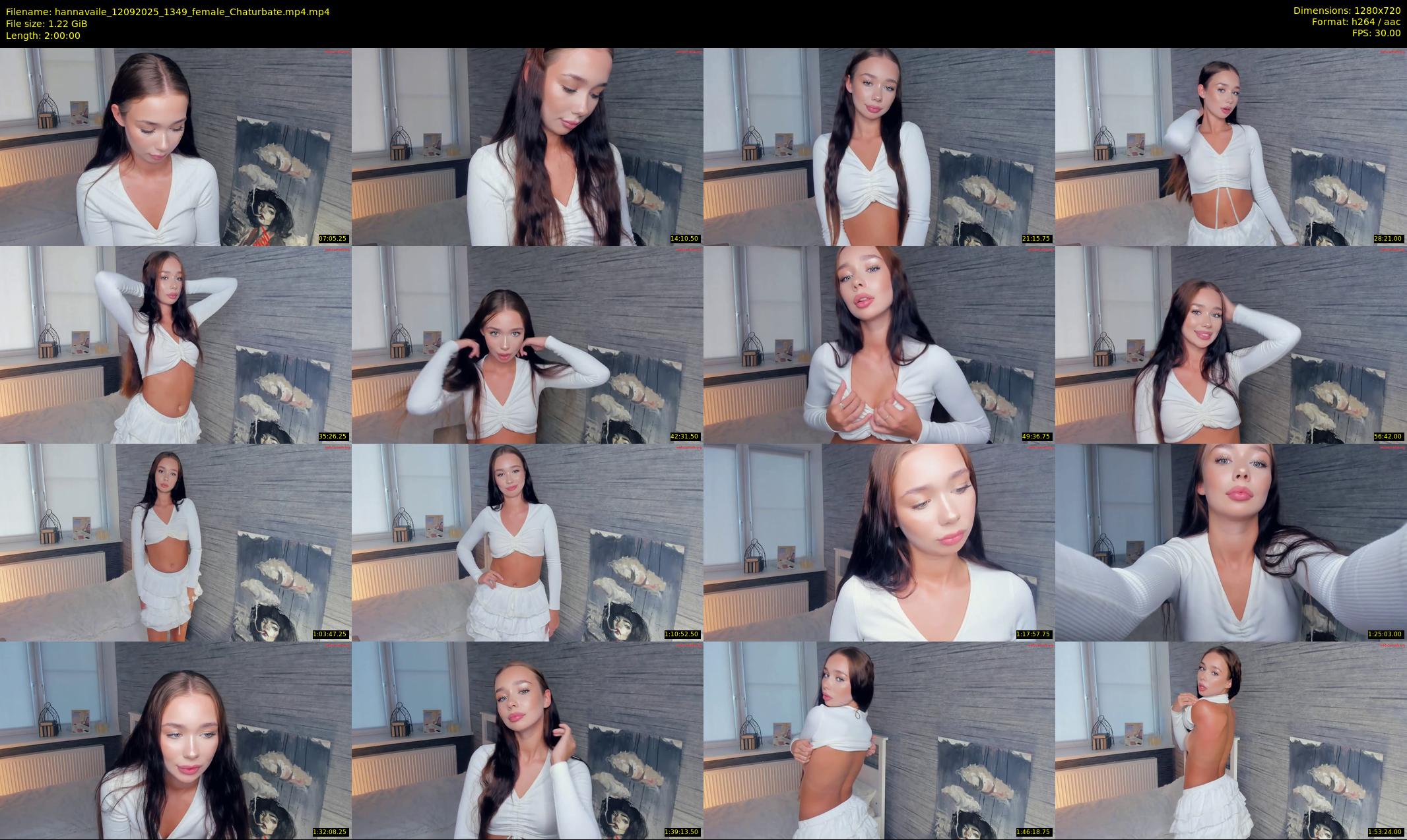 hannavaile — 120 minute Chaturbate female cam show recording, 720p, Sep 12, 2025