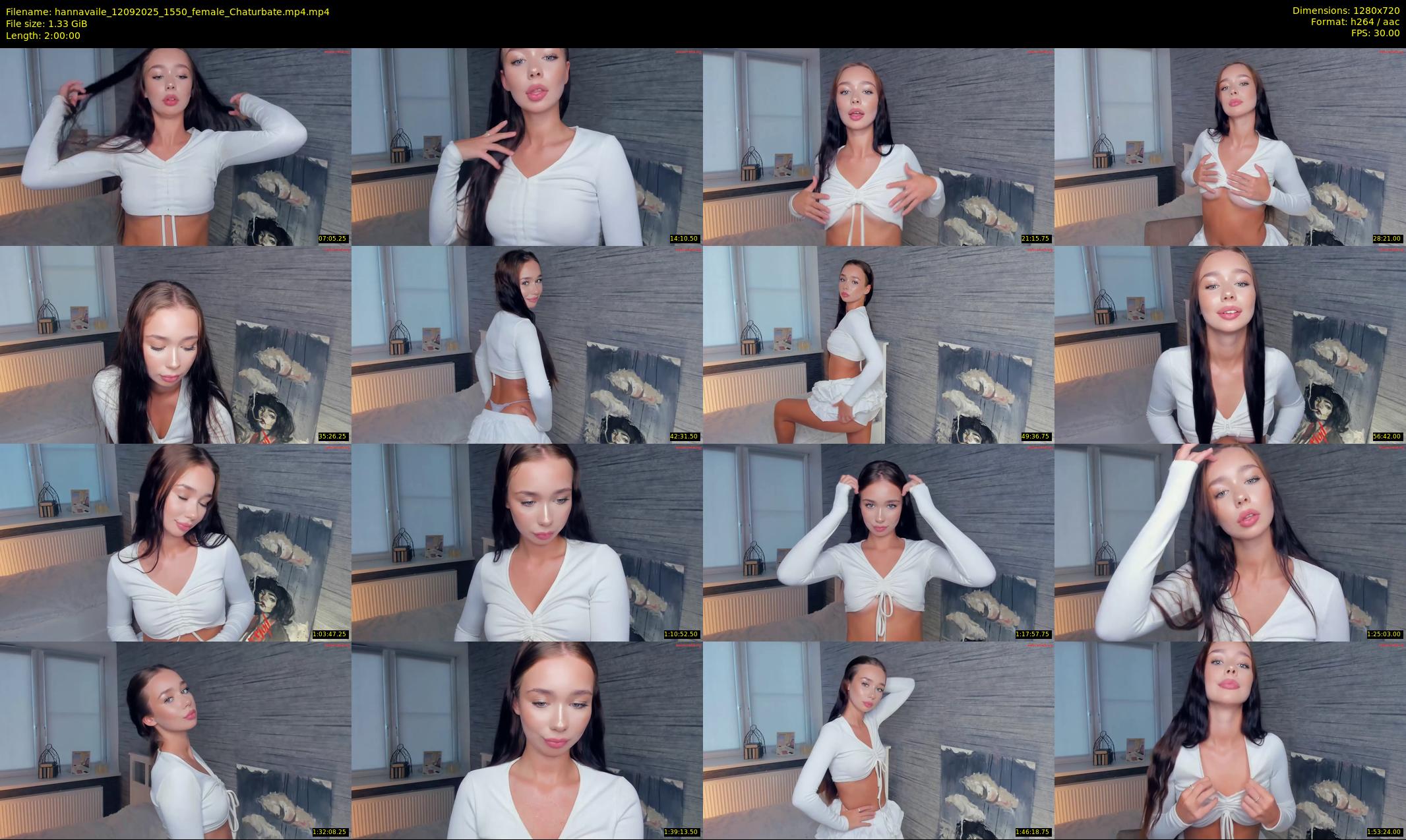 hannavaile — 120 minute Chaturbate female cam show recording, 720p, Sep 12, 2025