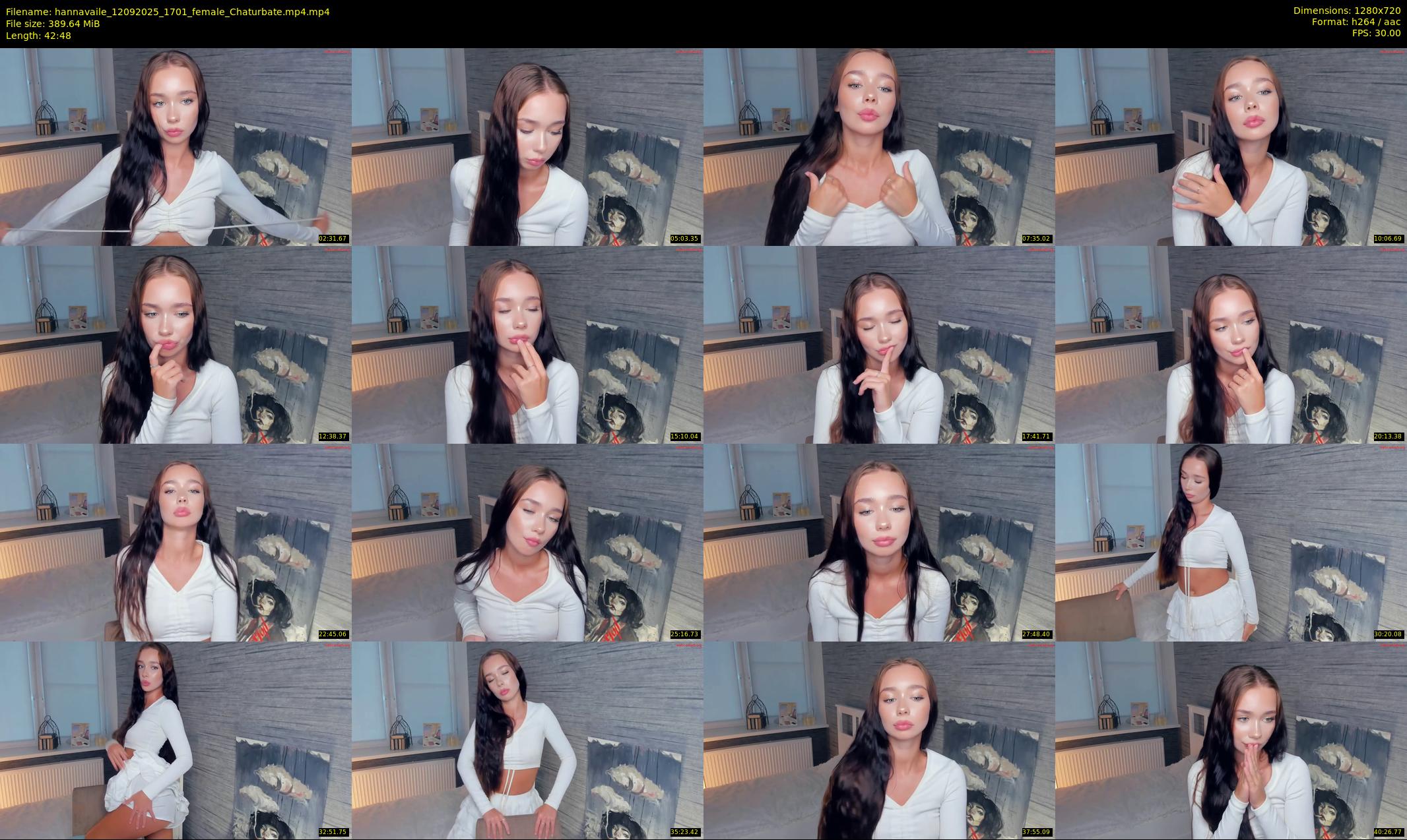 hannavaile — 43 minute Chaturbate female cam show recording, 720p, Sep 12, 2025