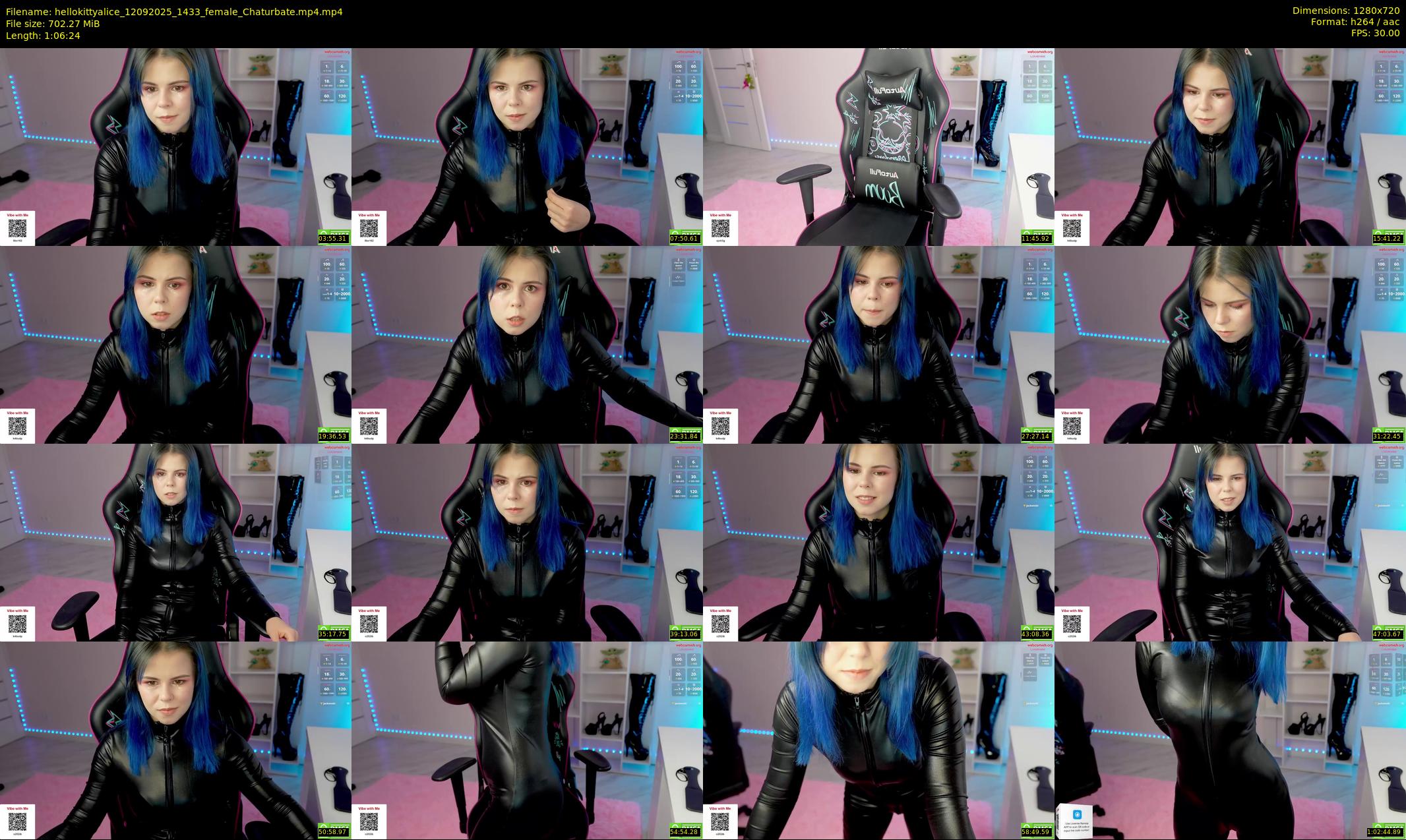 hellokittyalice — 67 minute Chaturbate female cam show recording, 720p, Sep 12, 2025