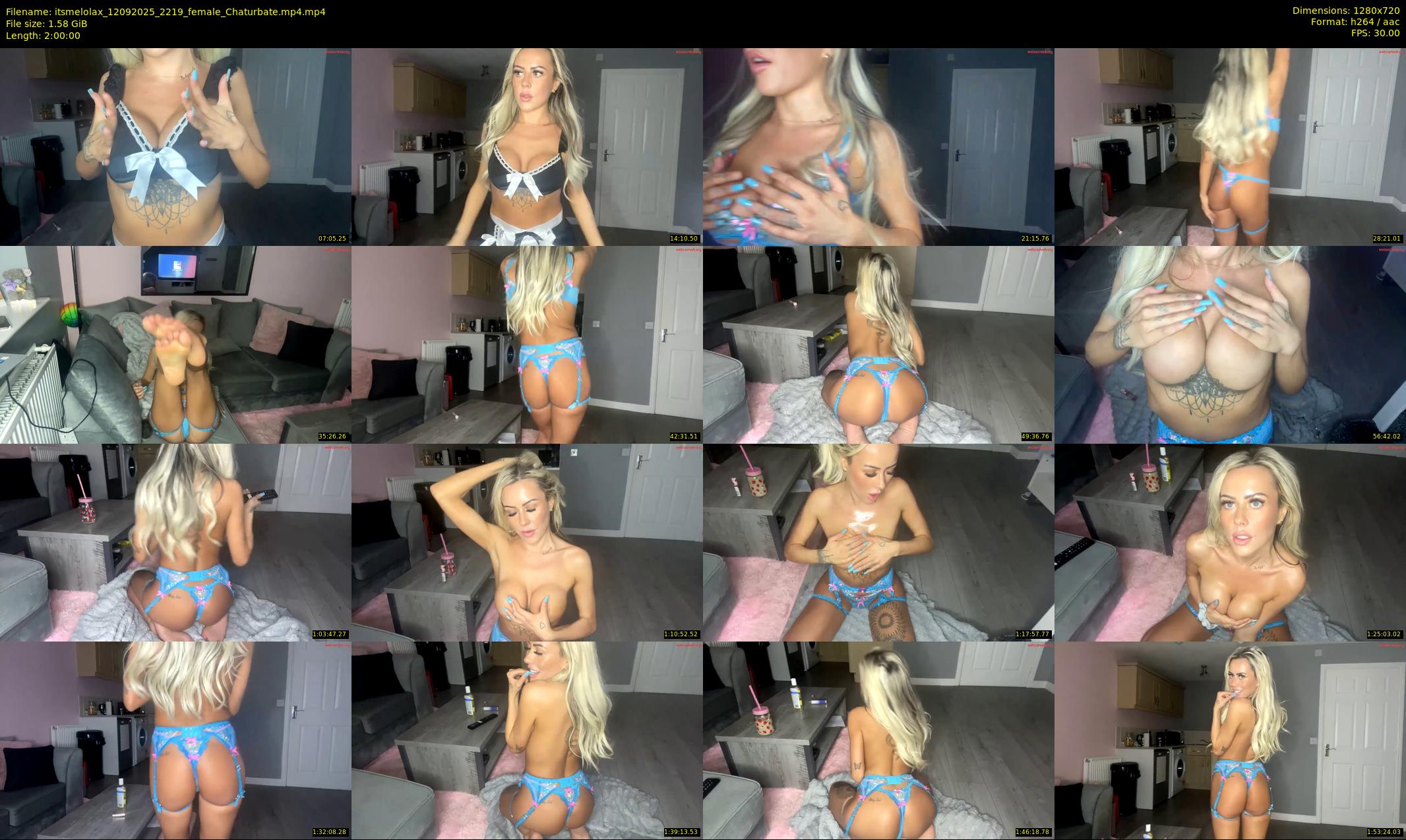 itsmelolax — 120 minute Chaturbate female cam show recording, 720p, Sep 12, 2025