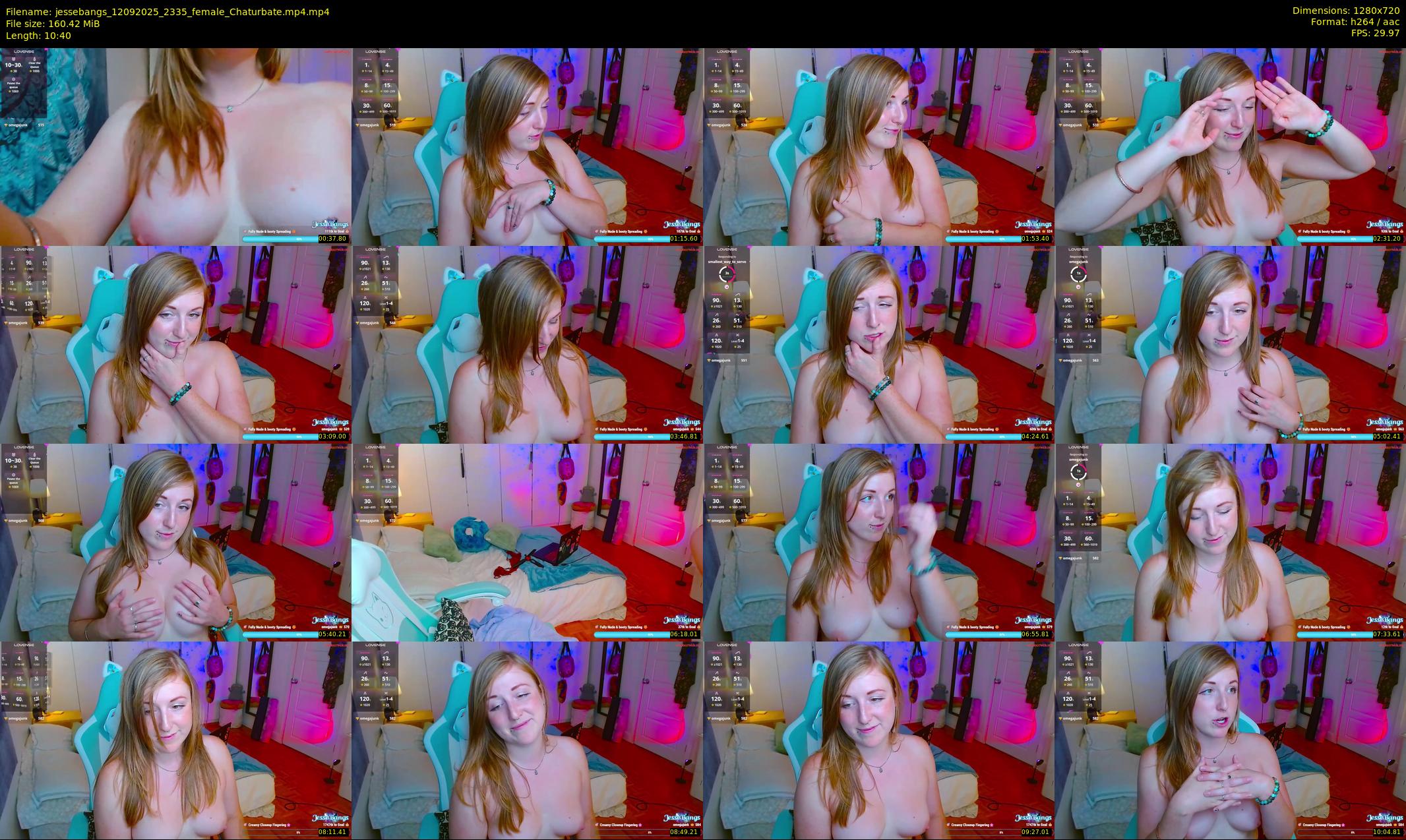 jessebangs — 11 minute Chaturbate female cam show recording, 720p, Sep 12, 2025