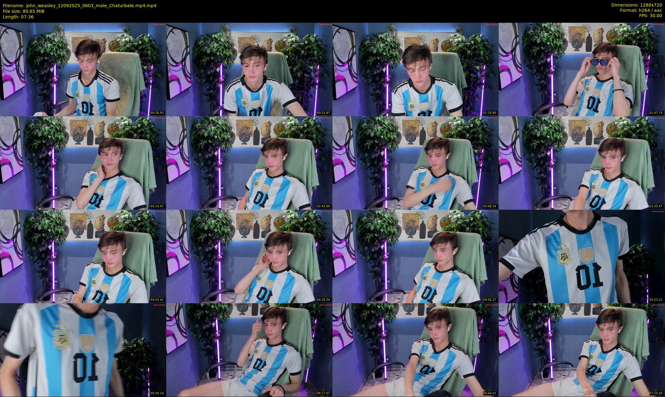 john_weasley — 8 minute Chaturbate male cam show recording, 720p, Sep 12, 2025