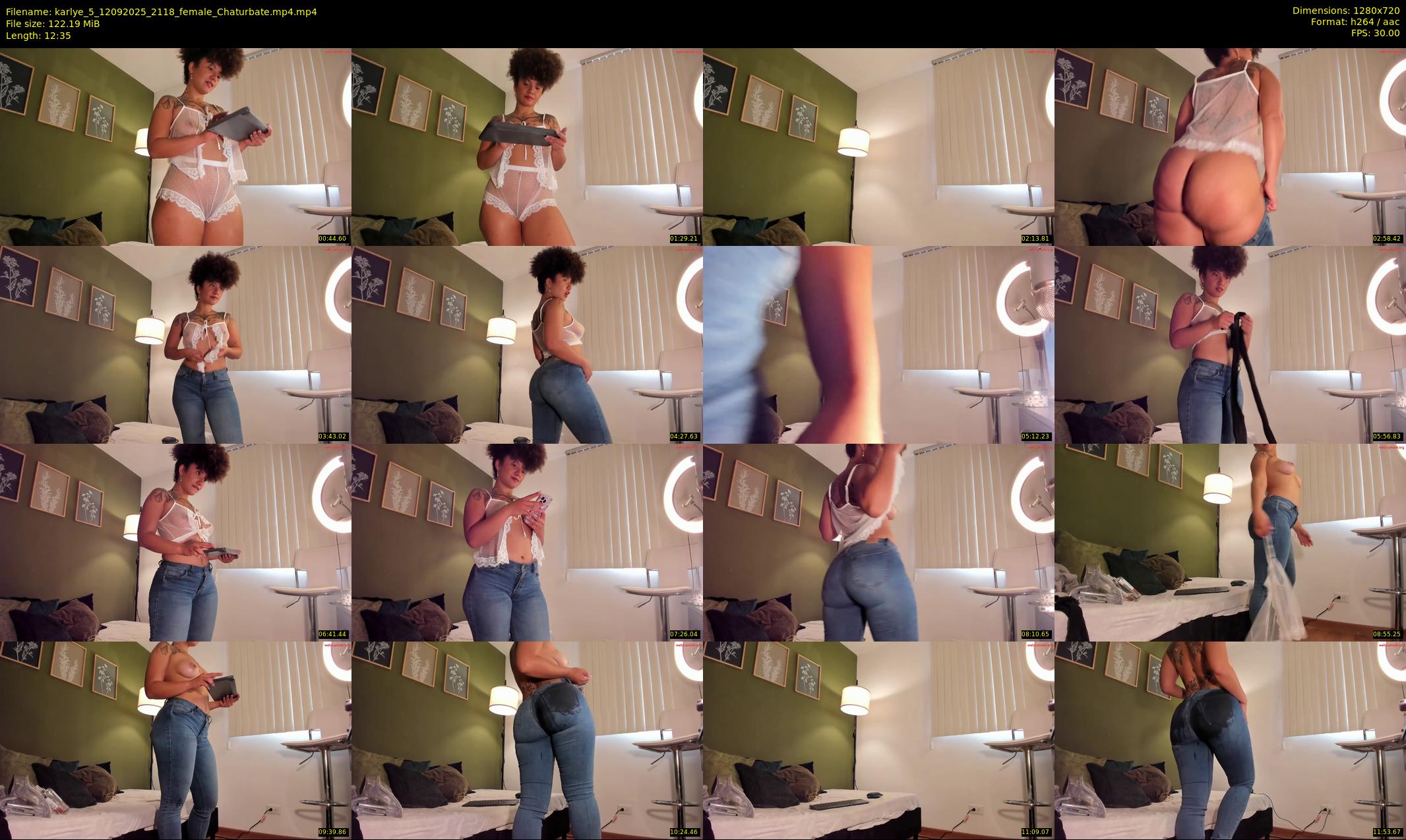 karlye_5 — 13 minute Chaturbate female cam show recording, 720p, Sep 12, 2025