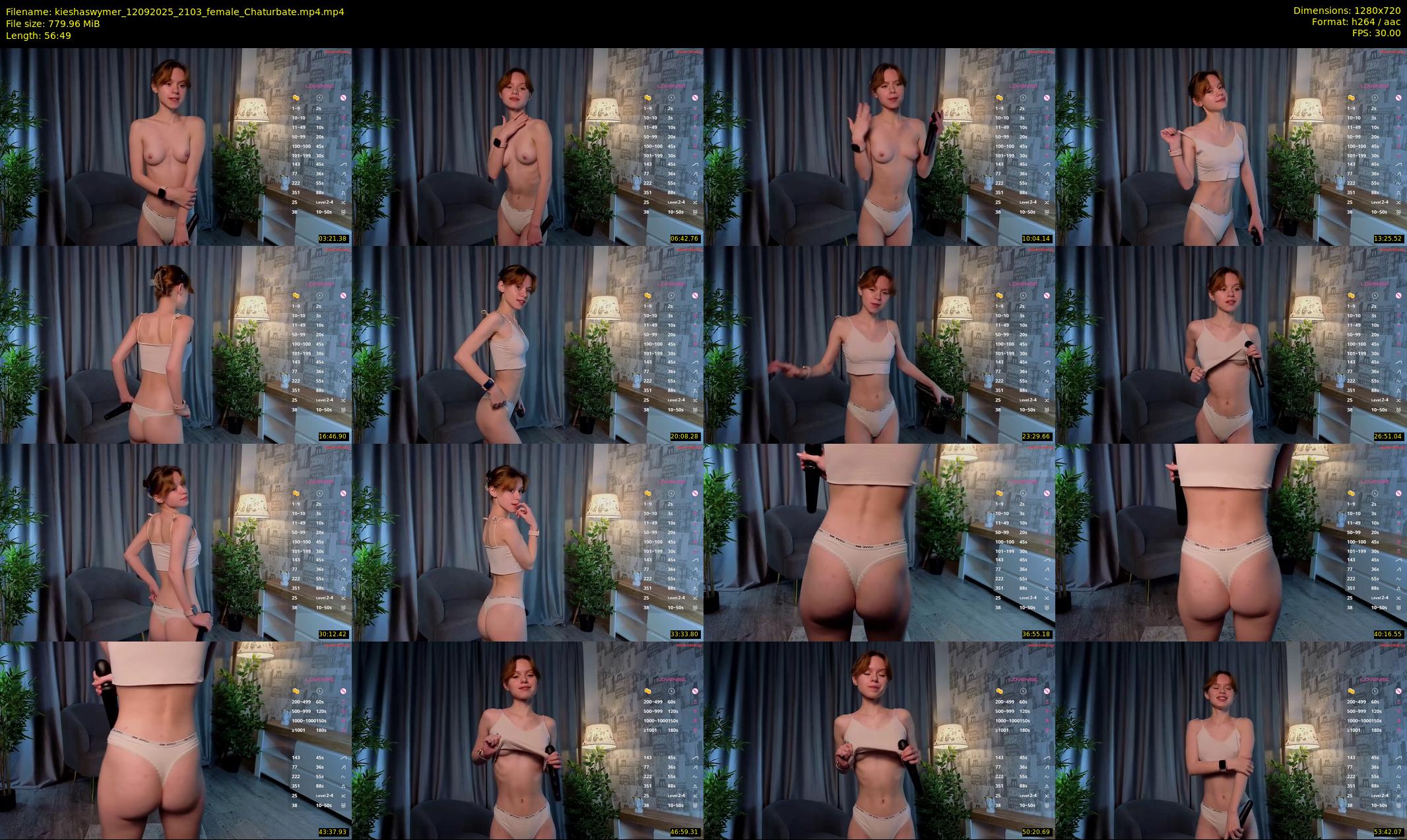 kieshaswymer — 57 minute Chaturbate female cam show recording, 720p, Sep 12, 2025