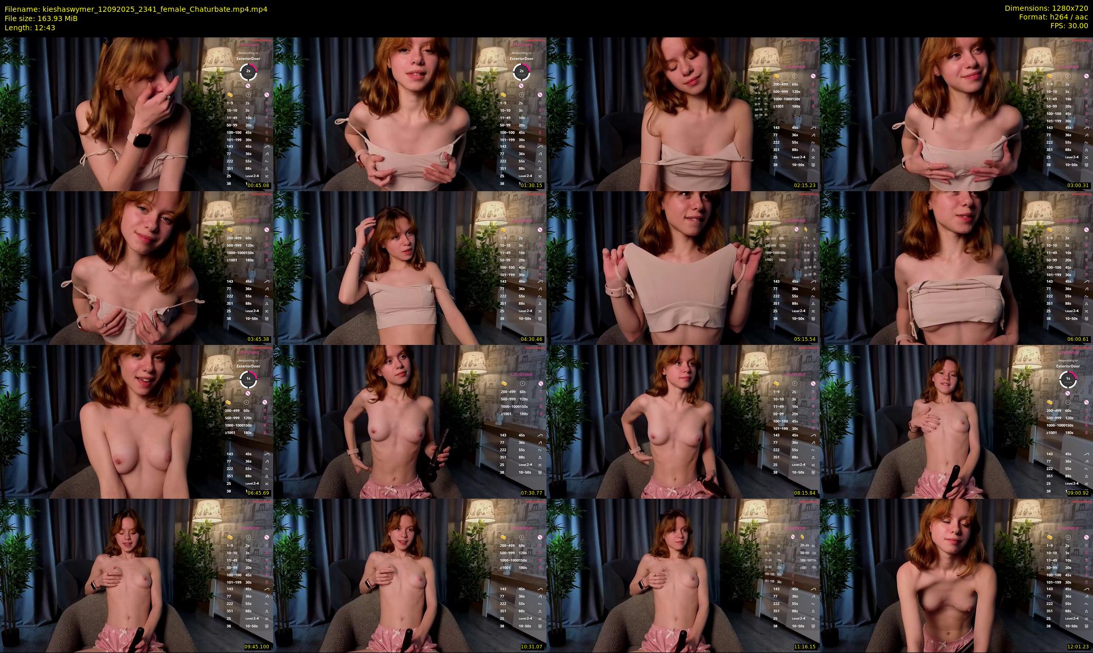 kieshaswymer — 13 minute Chaturbate female cam show recording, 720p, Sep 12, 2025