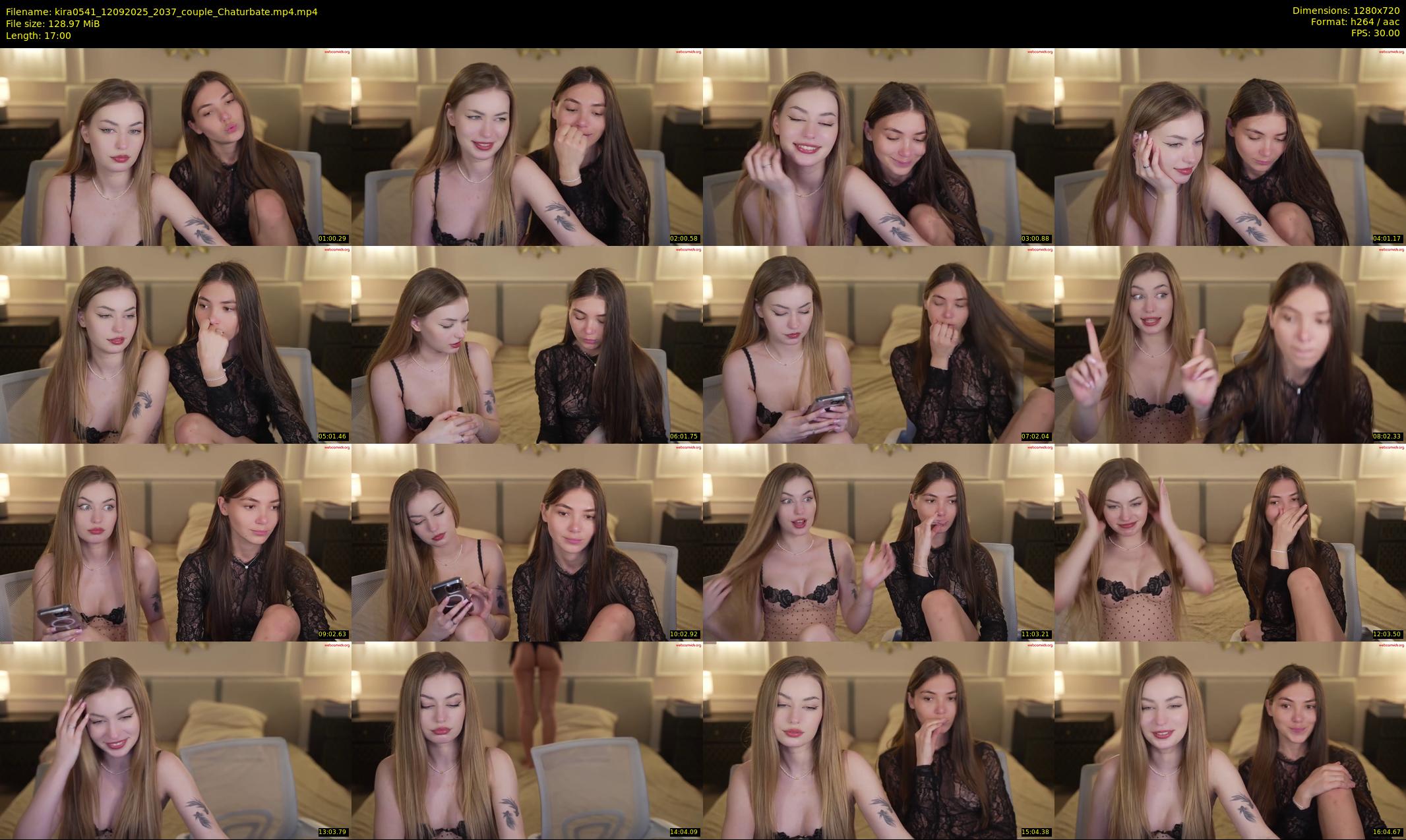 kira0541 — 17 minute Chaturbate couple cam show recording, 720p, Sep 12, 2025