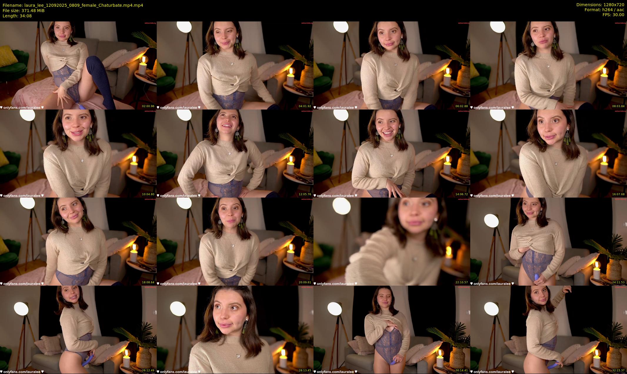 laura_lee — 35 minute Chaturbate female cam show recording, 720p, Sep 12, 2025