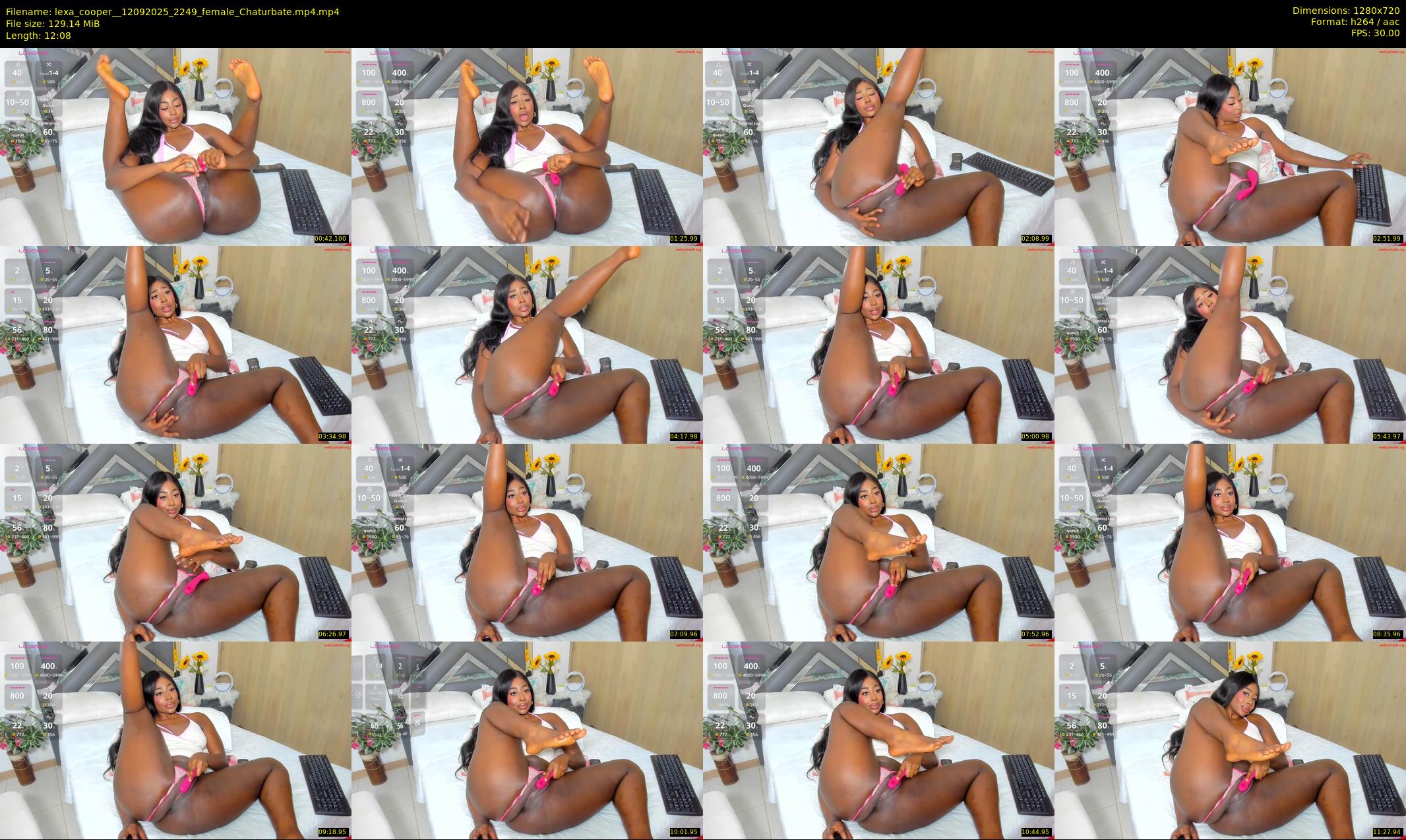 lexa_cooper_ — 13 minute Chaturbate female cam show recording, 720p, Sep 12, 2025