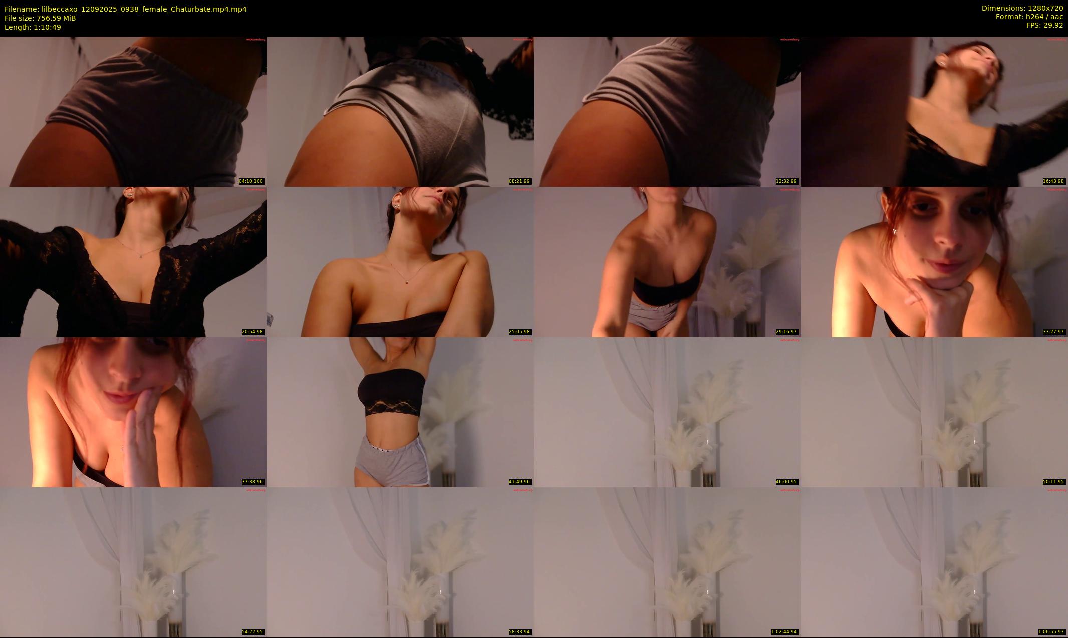 lilbeccaxo — 71 minute Chaturbate female cam show recording, 720p, Sep 12, 2025