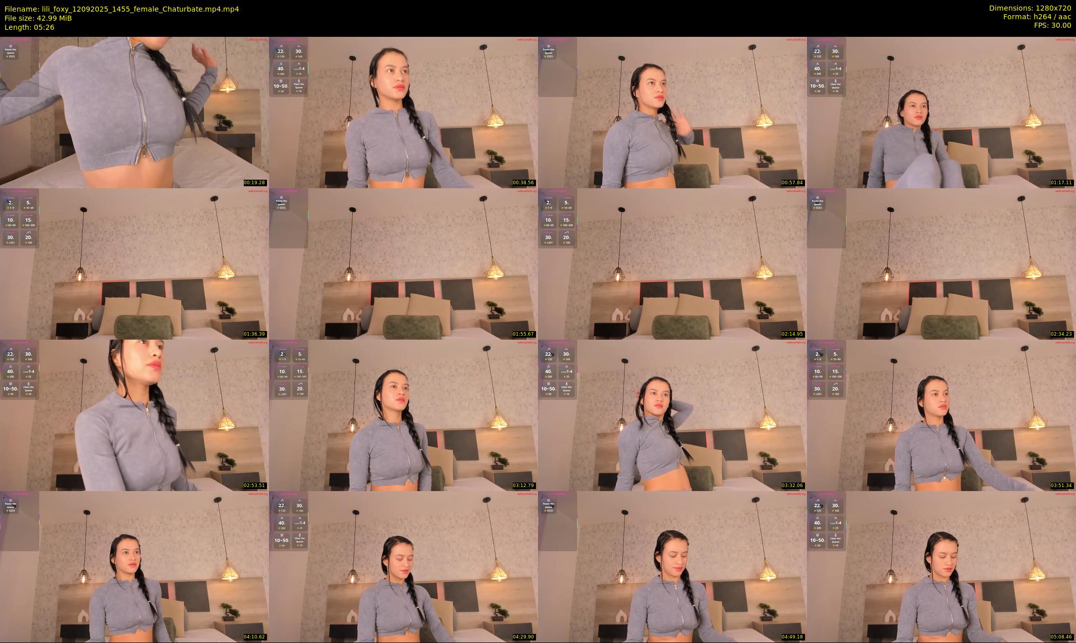 lili_foxy — 6 minute Chaturbate female cam show recording, 720p, Sep 12, 2025