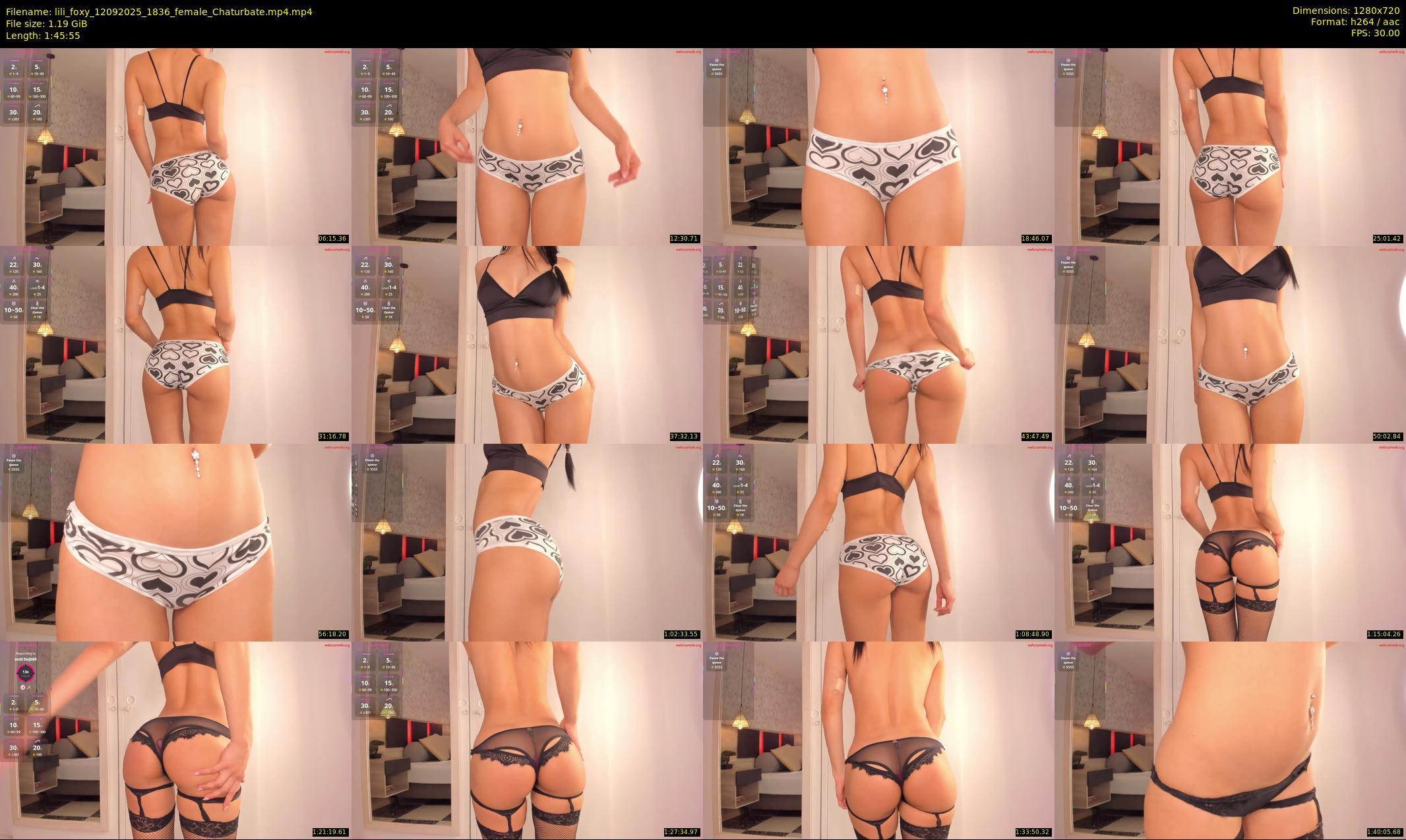 lili_foxy — 106 minute Chaturbate female cam show recording, 720p, Sep 12, 2025