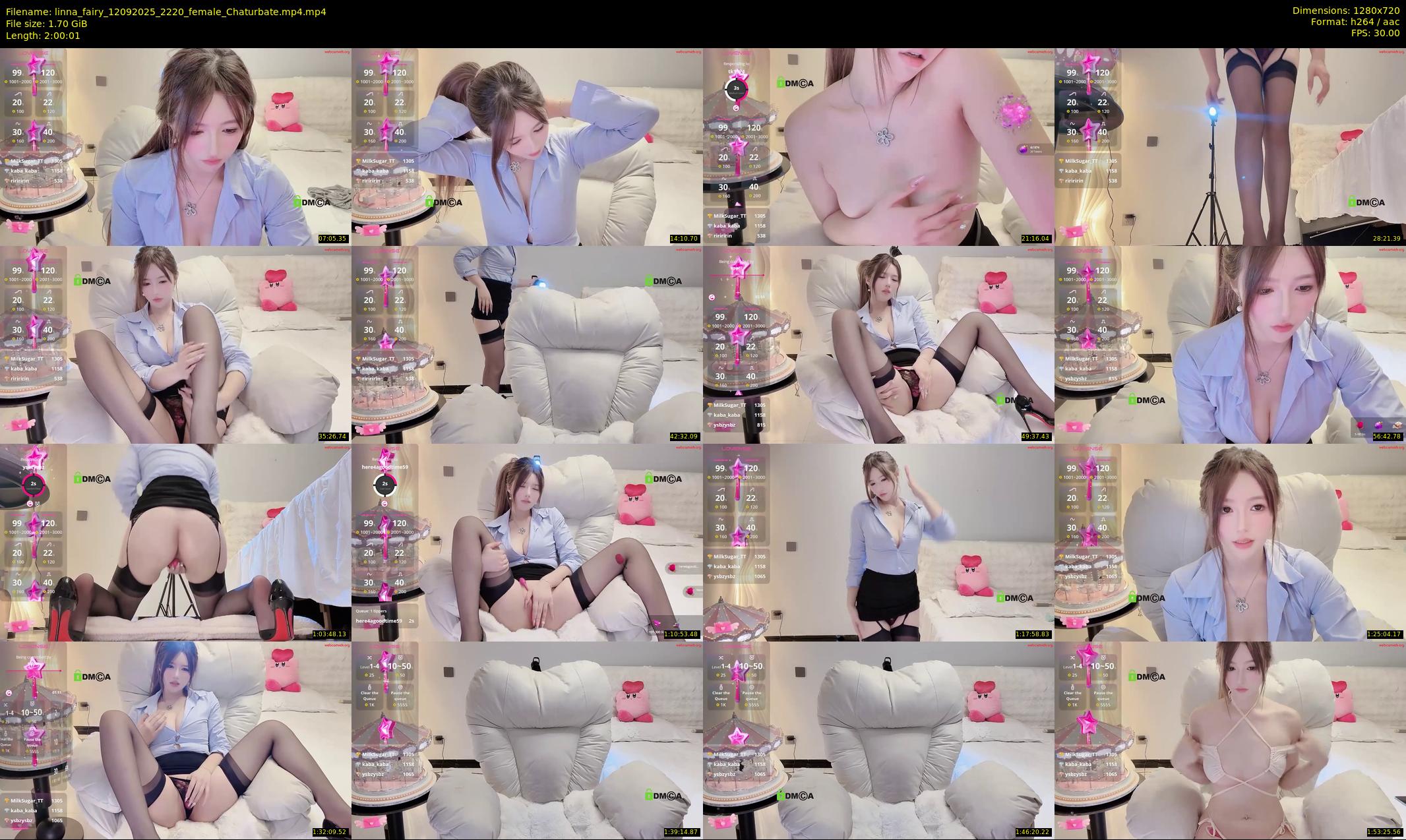 linna_fairy — 121 minute Chaturbate female cam show recording, 720p, Sep 12, 2025