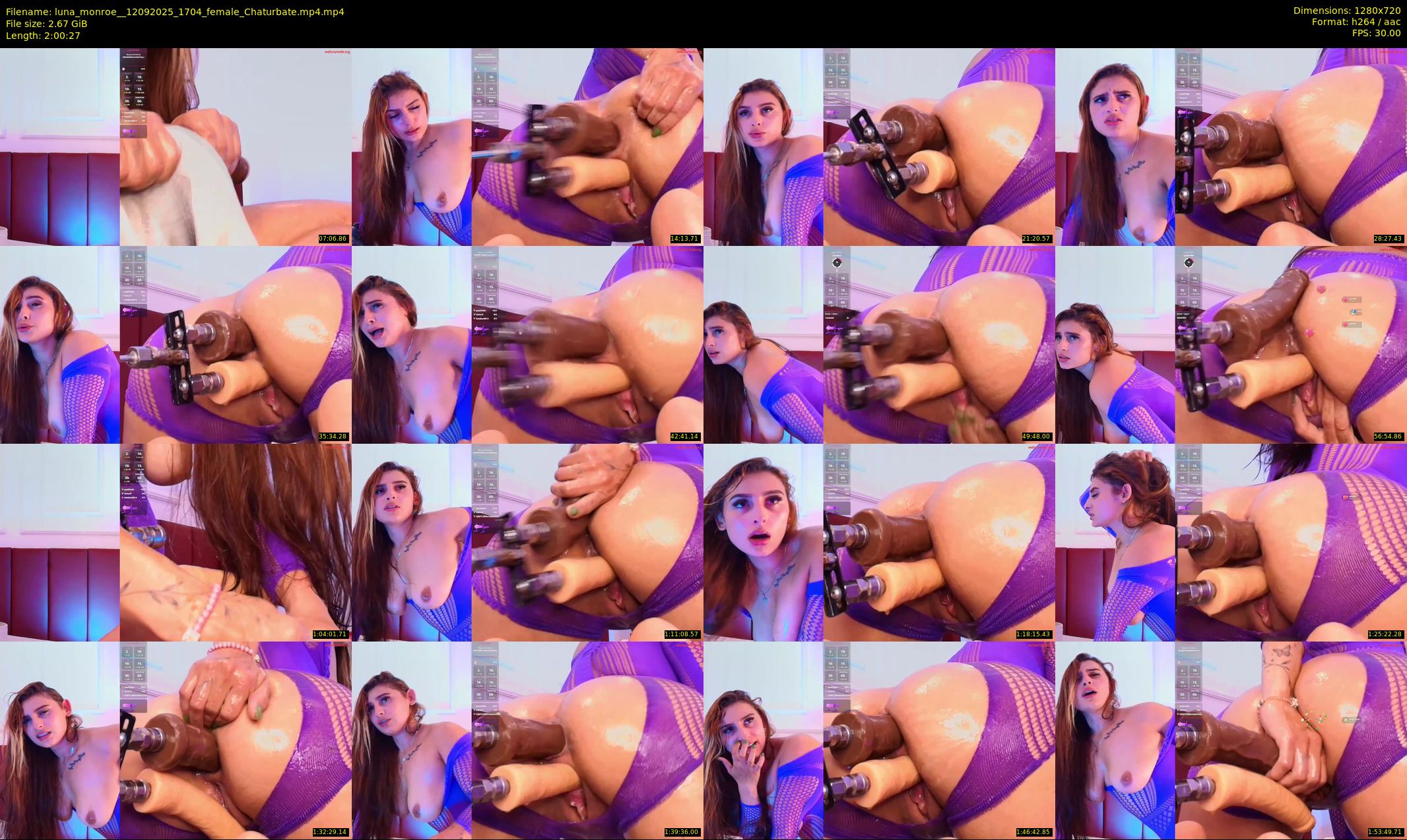 luna_monroe_ — 121 minute Chaturbate female cam show recording, 720p, Sep 12, 2025