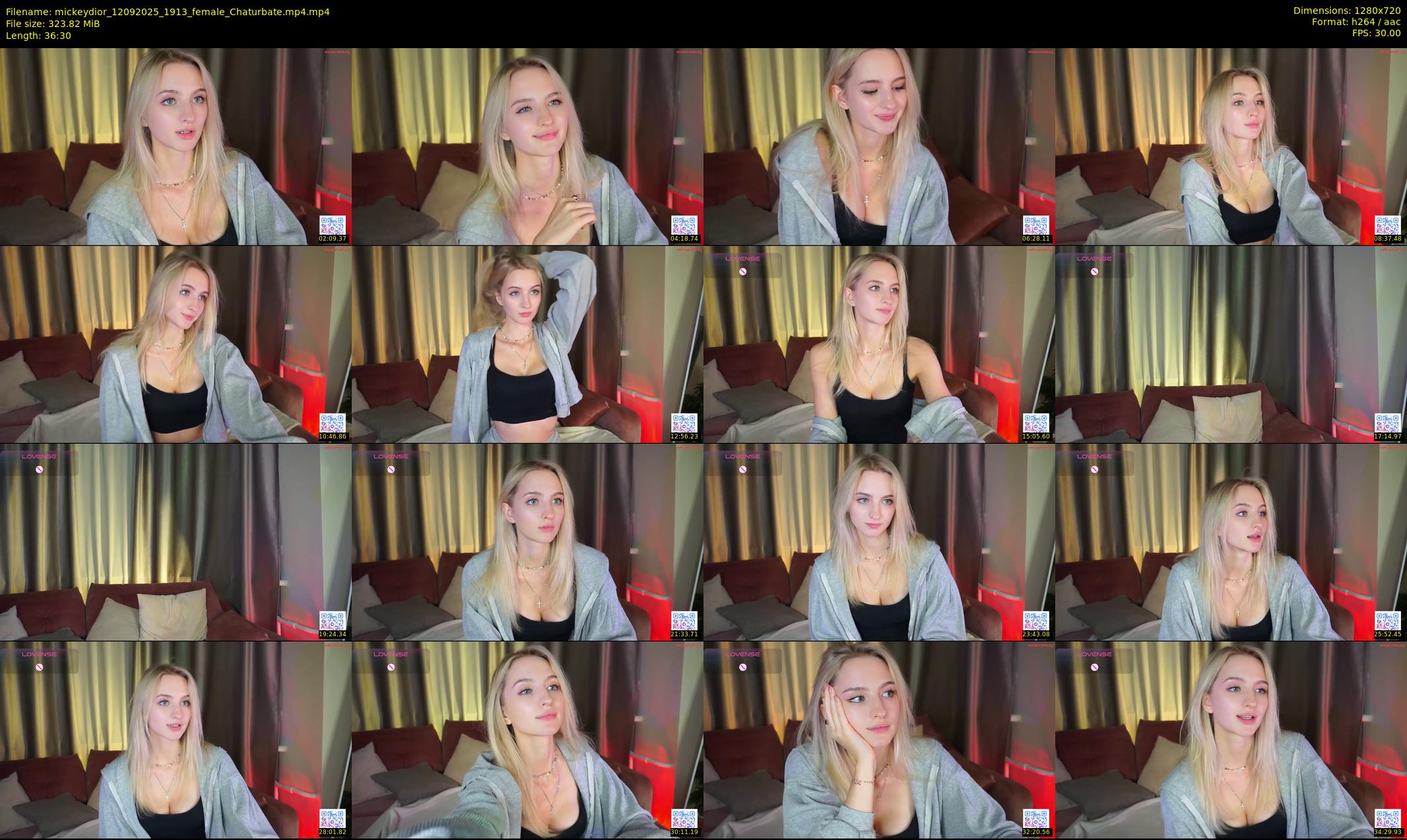 mickeydior — 37 minute Chaturbate female cam show recording, 720p, Sep 12, 2025