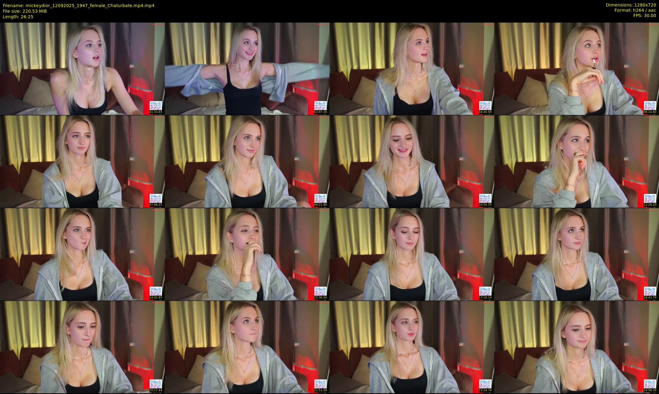 mickeydior — 27 minute Chaturbate female cam show recording, 720p, Sep 12, 2025