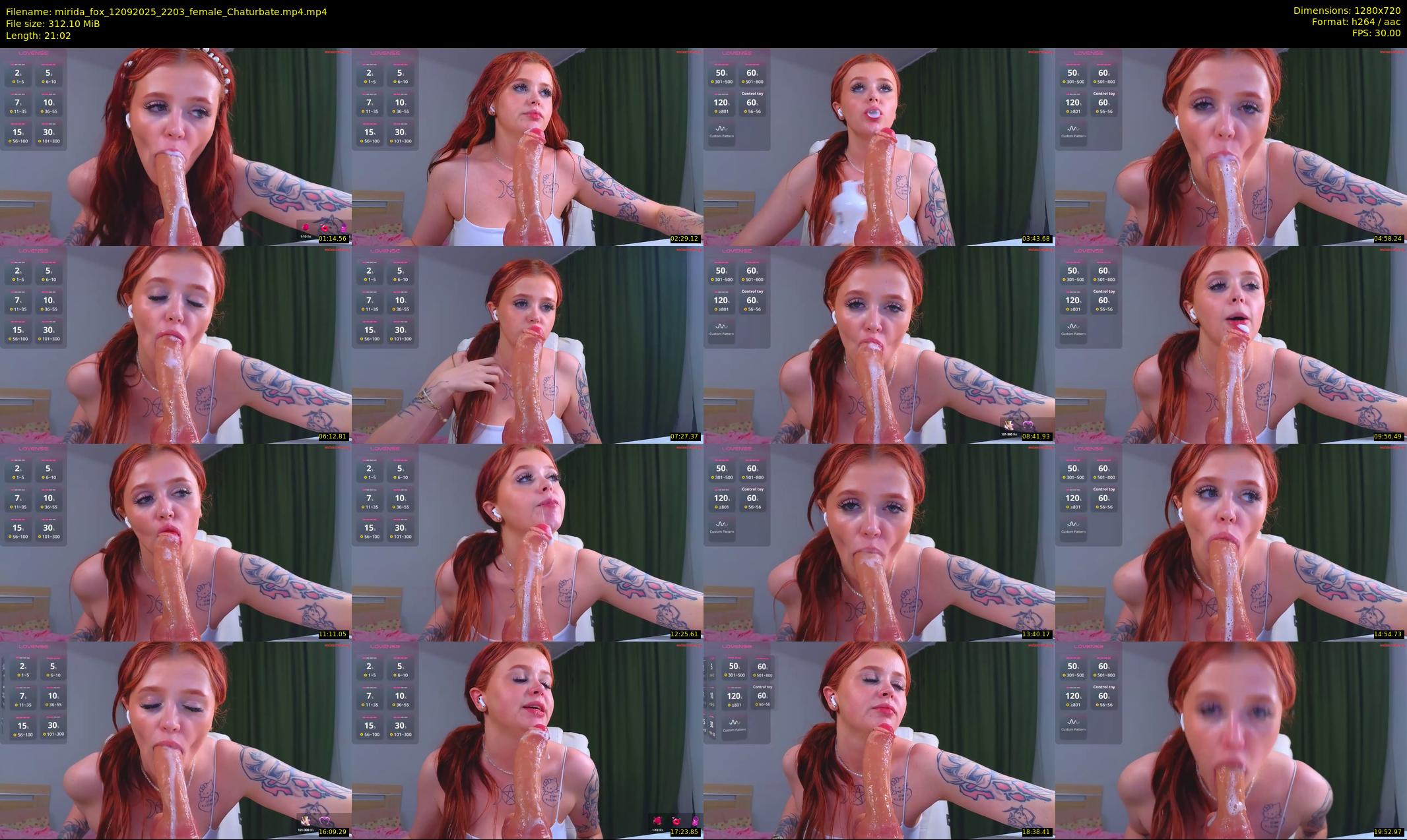 mirida_fox — 22 minute Chaturbate female cam show recording, 720p, Sep 12, 2025