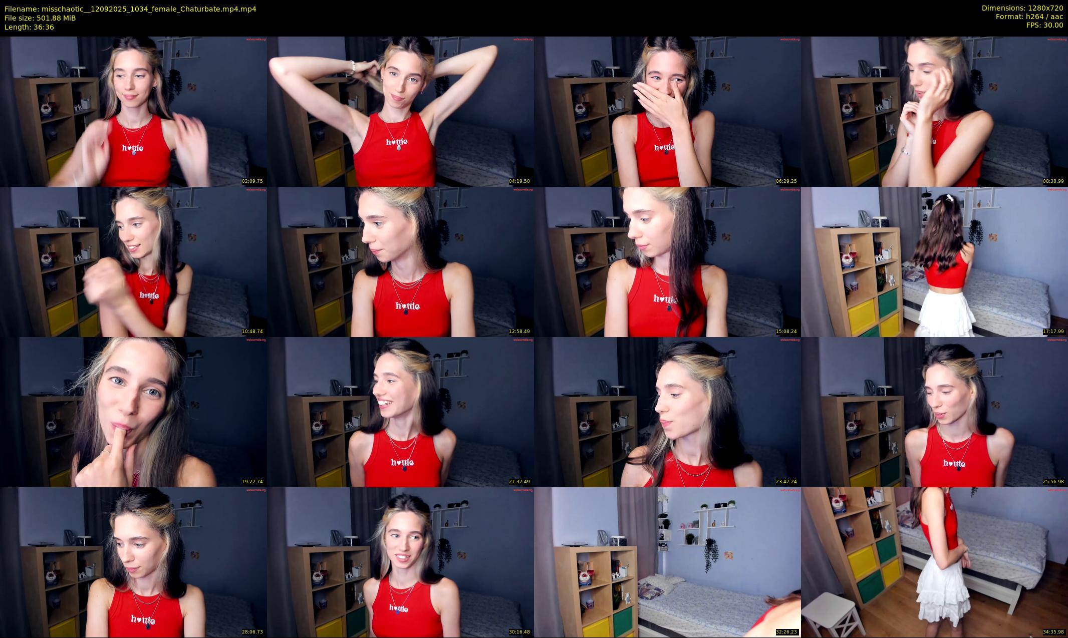 misschaotic_ — 37 minute Chaturbate female cam show recording, 720p, Sep 12, 2025