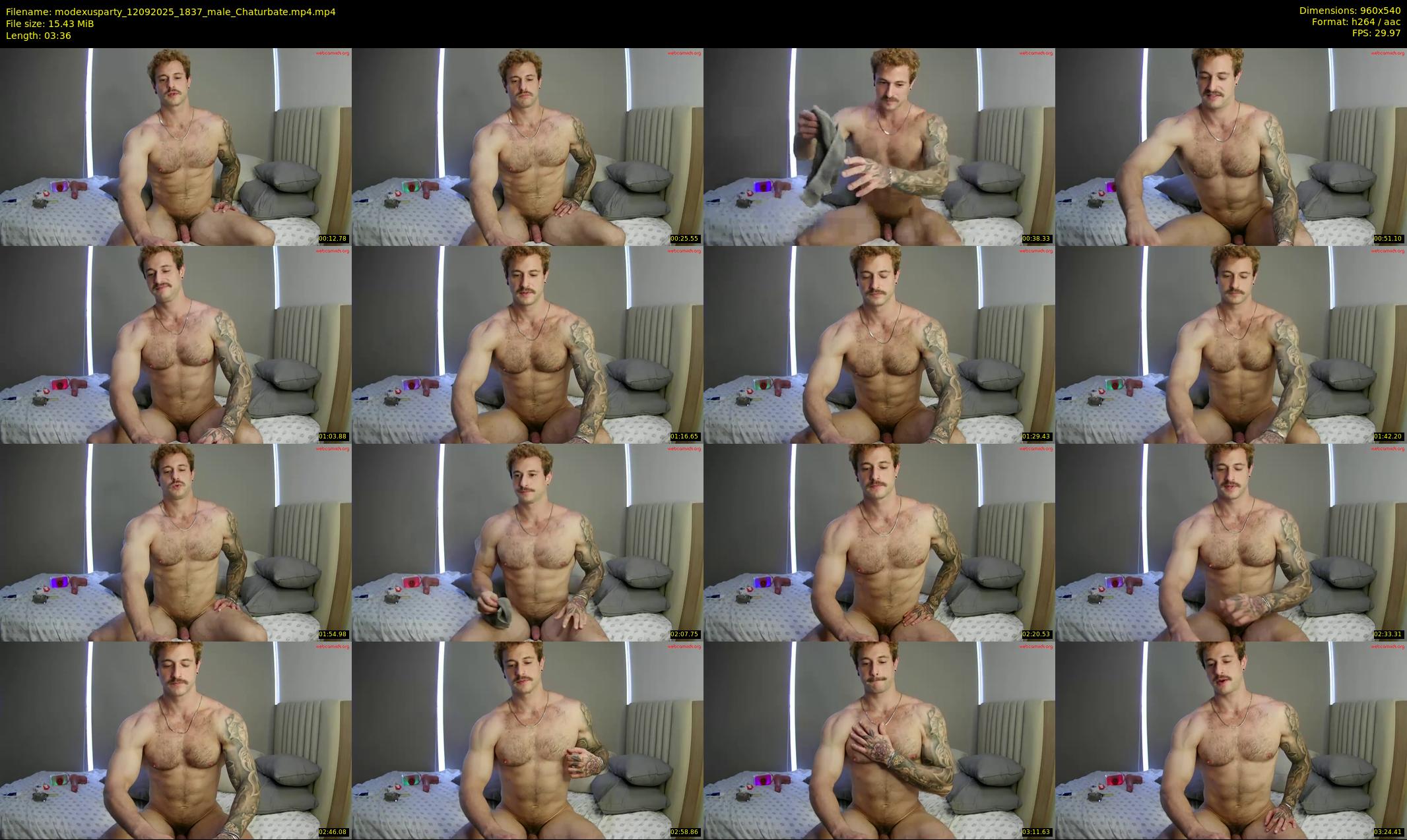 modexusparty — 4 minute Chaturbate male cam show recording, 480p, Sep 12, 2025