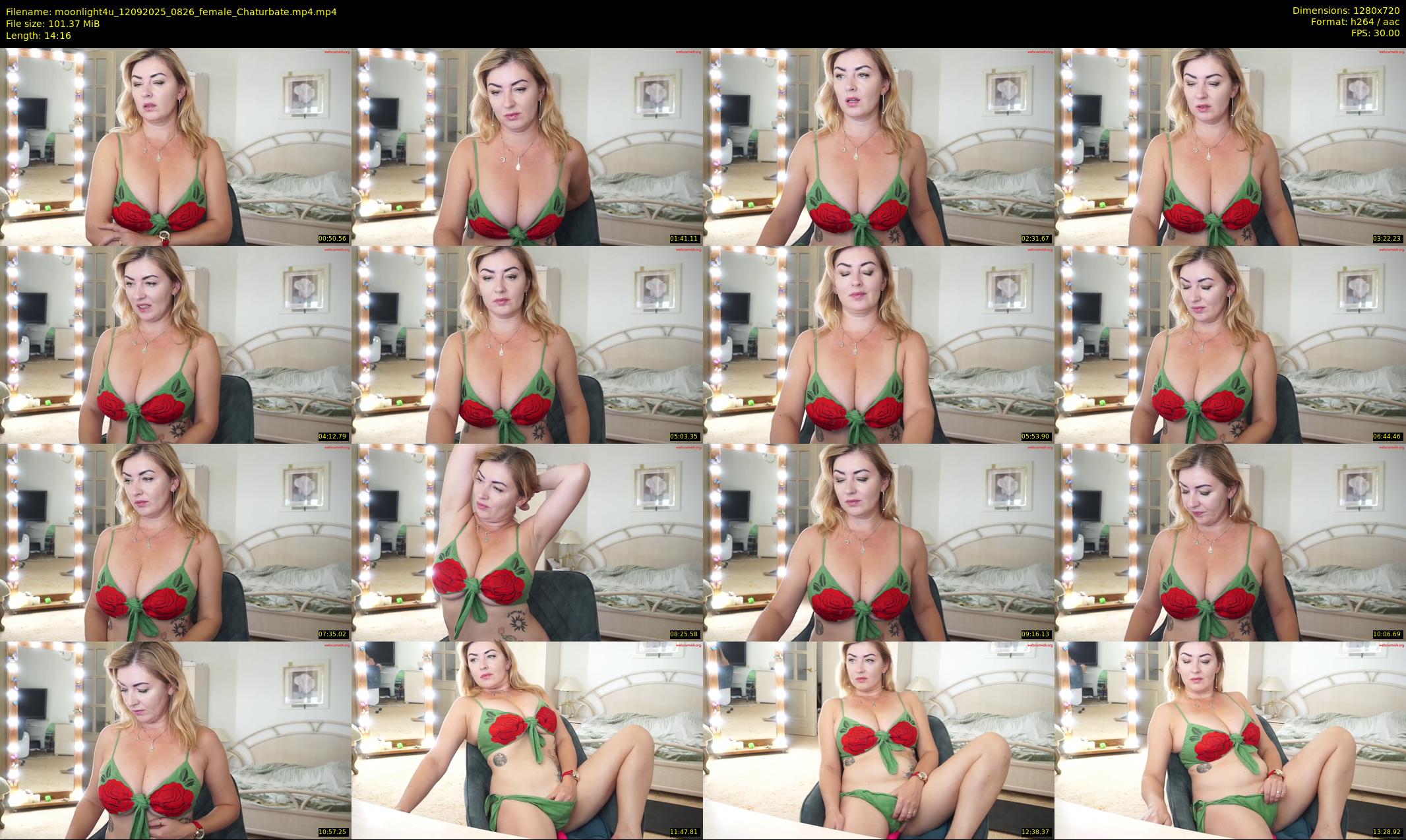 moonlight4u — 15 minute Chaturbate female cam show recording, 720p, Sep 12, 2025