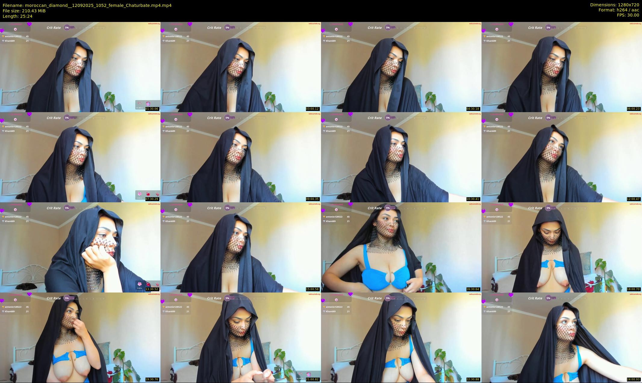 moroccan_diamond_ — 26 minute Chaturbate female cam show recording, 720p, Sep 12, 2025